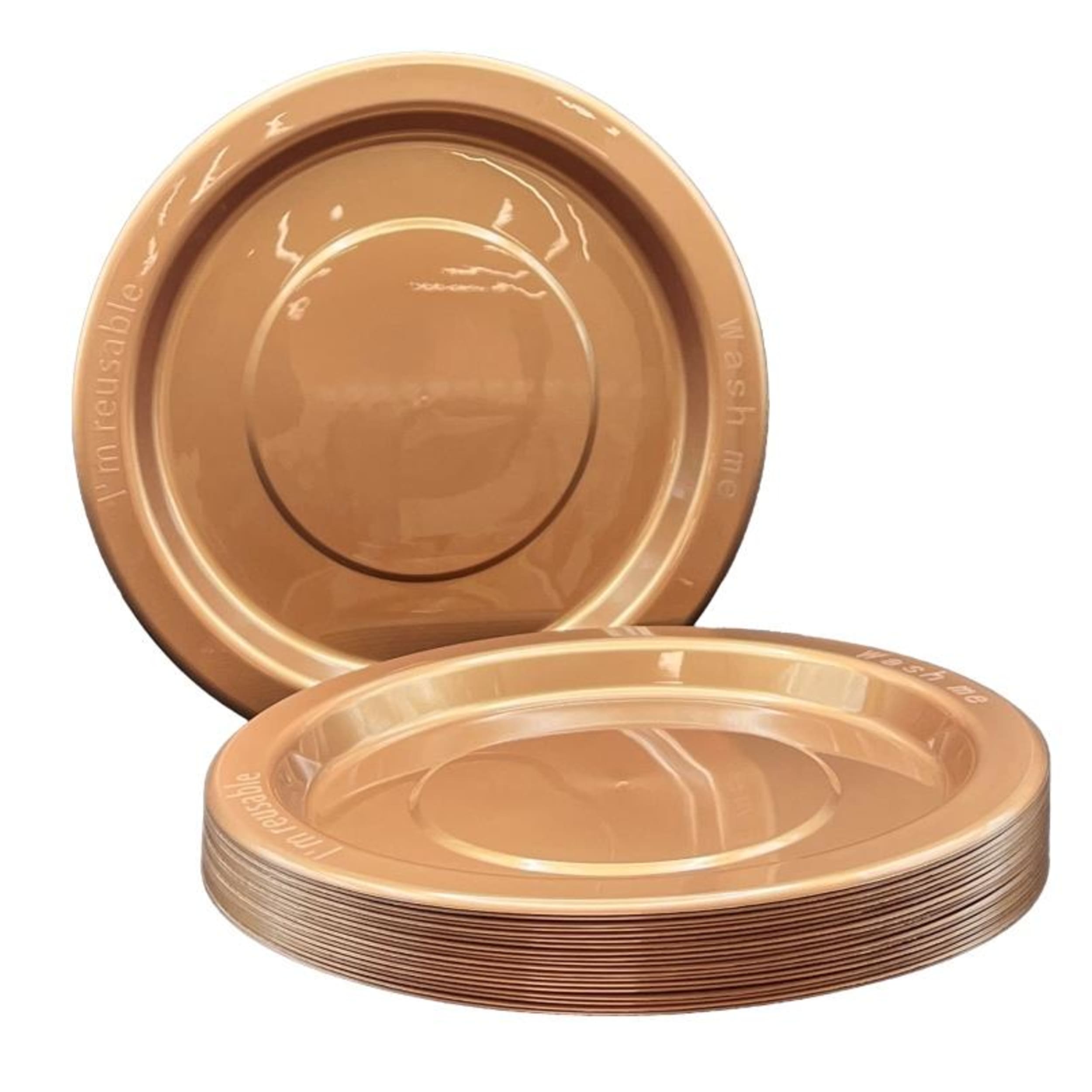 Occasions Rose Gold Dinner Plate (20 Pack)