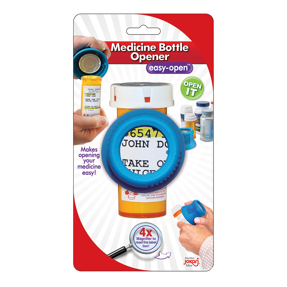 Jokari Medicine Bottle Opener – Blue