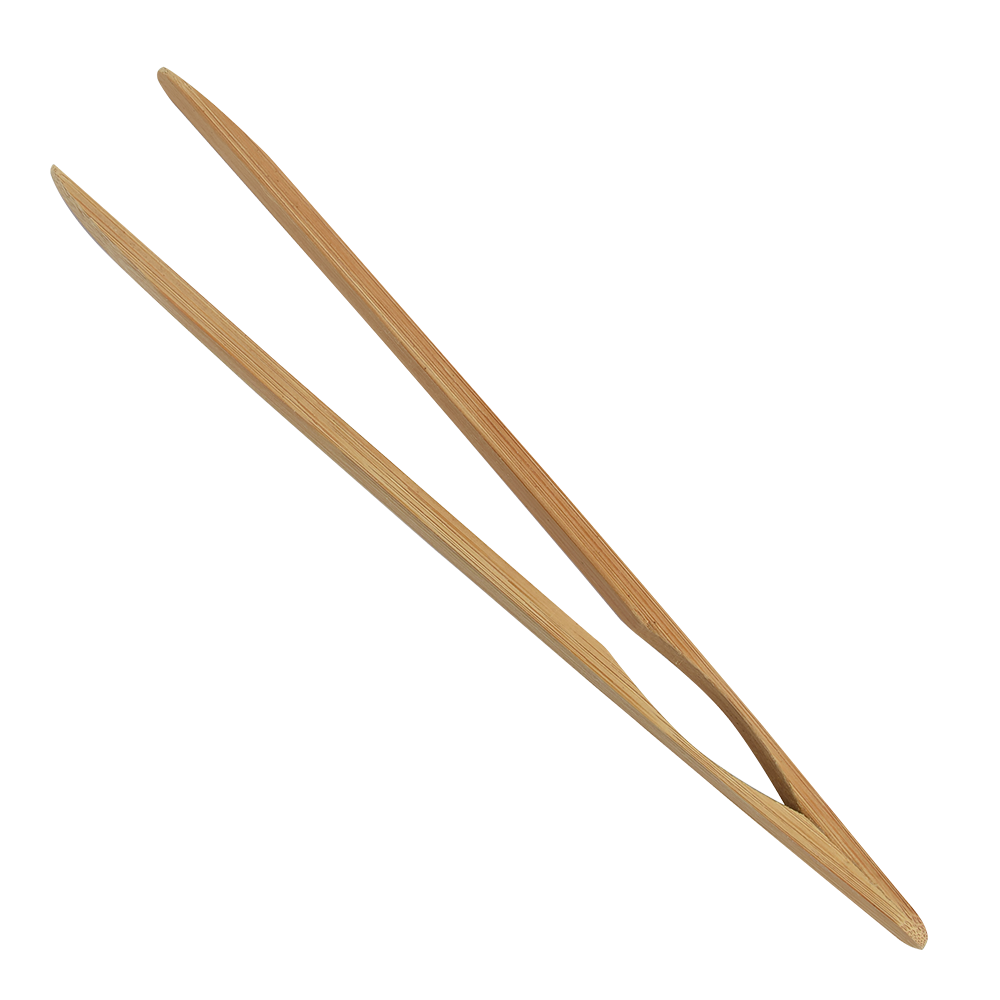 R&M Bamboo Toast Tongs