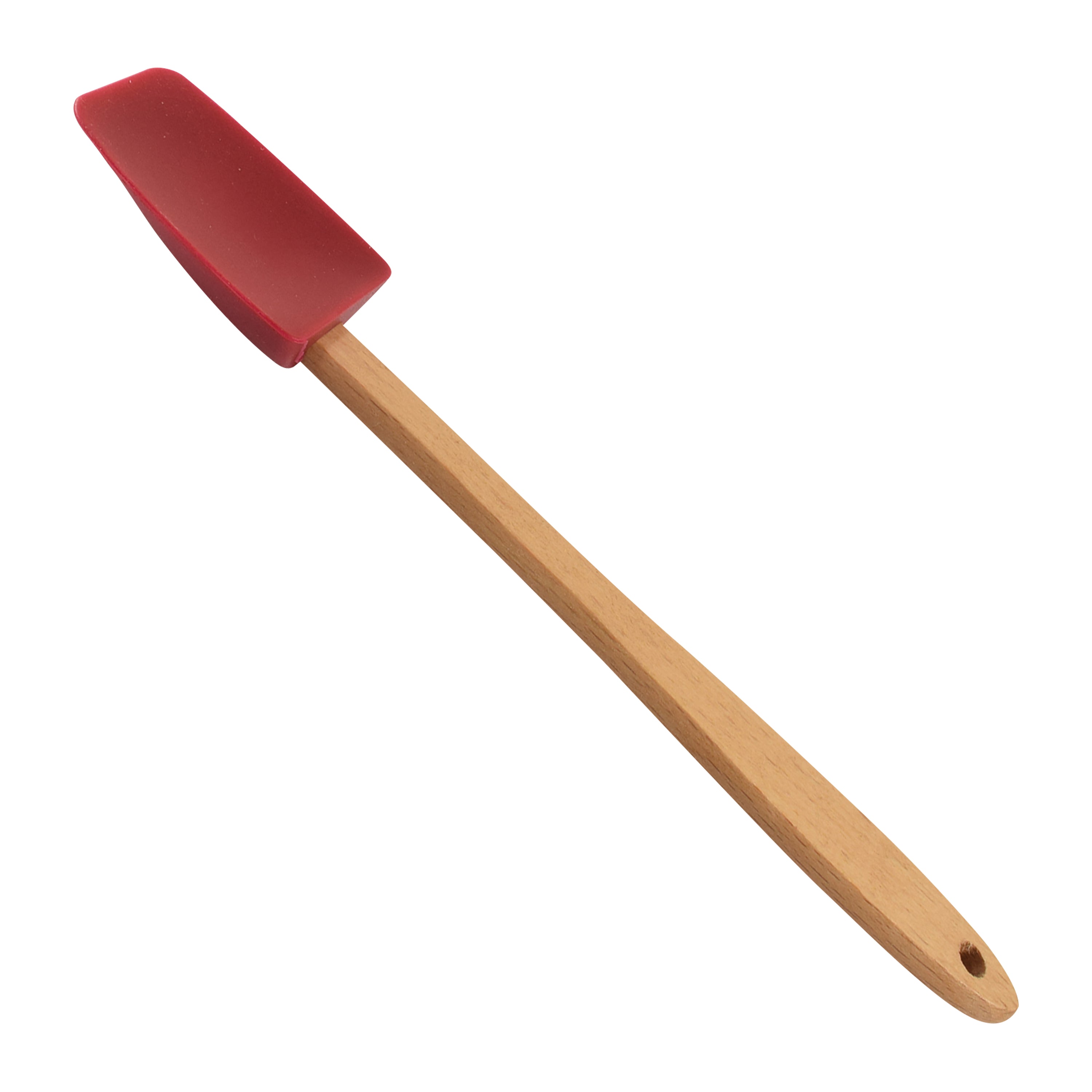 R&M Silicone Mini Spoon Spatula with Wood Handle