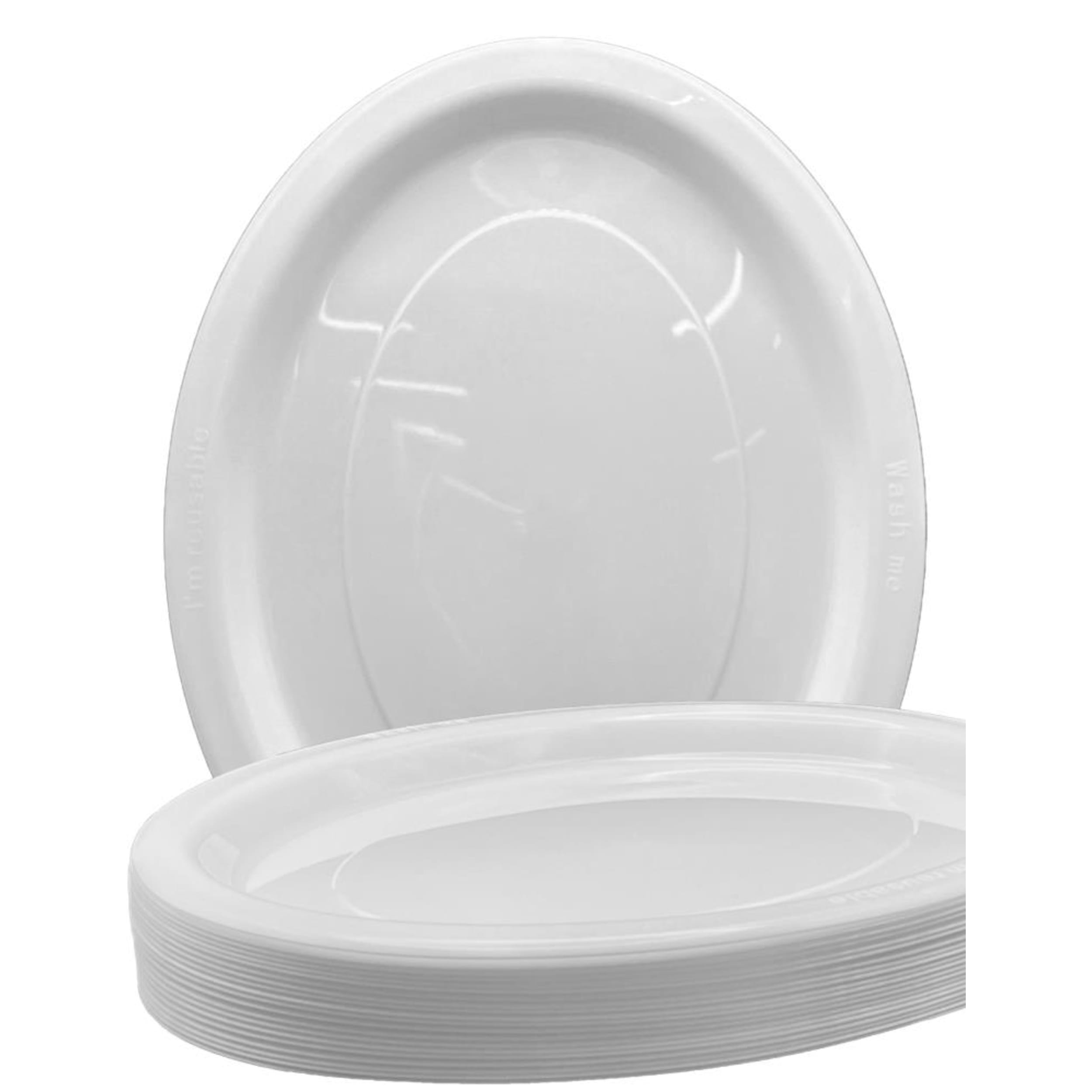 Occasions White Oval Plate 315x245mm (20 Pack)