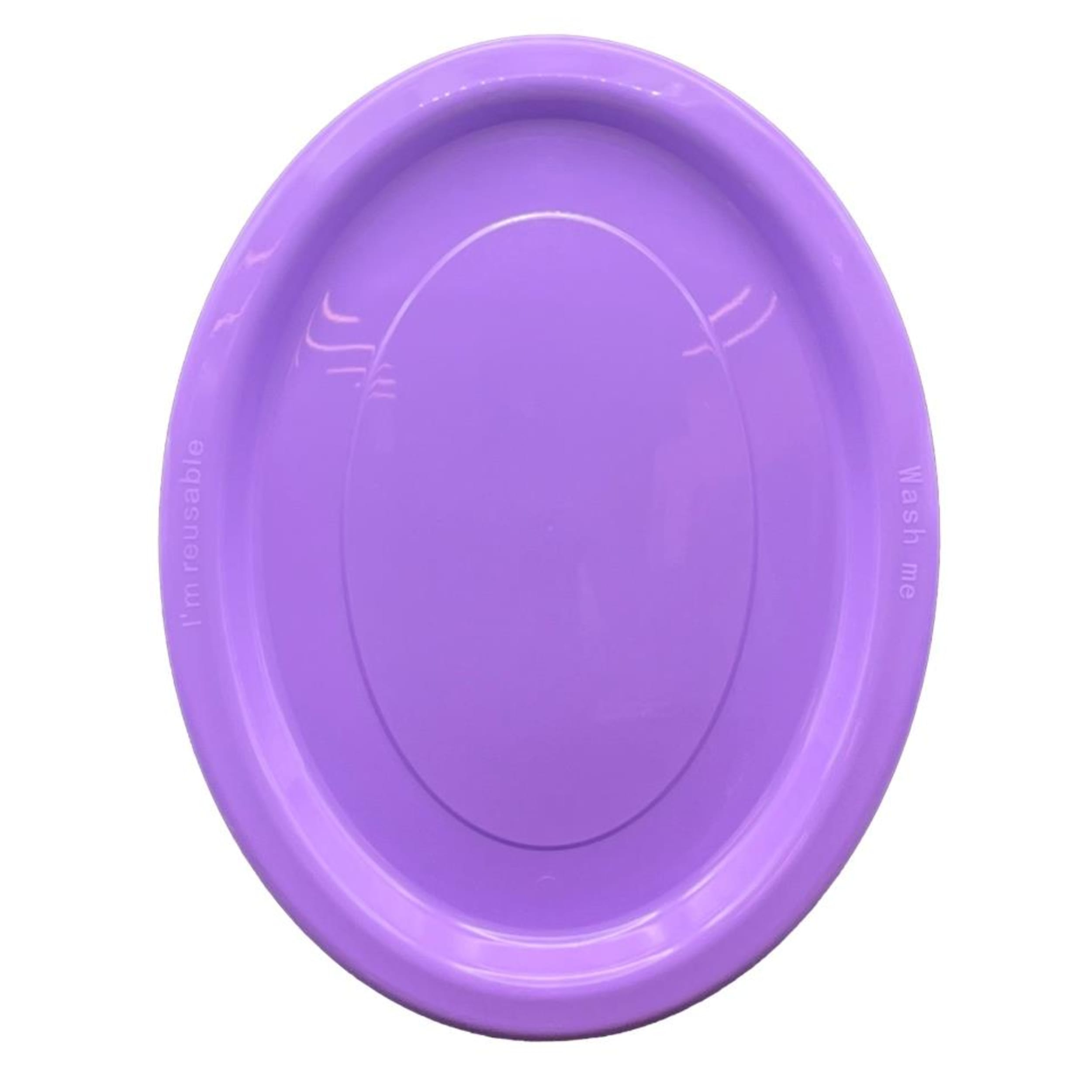 Occasions Lavender Oval Plate 315x245mm (20 Pack)