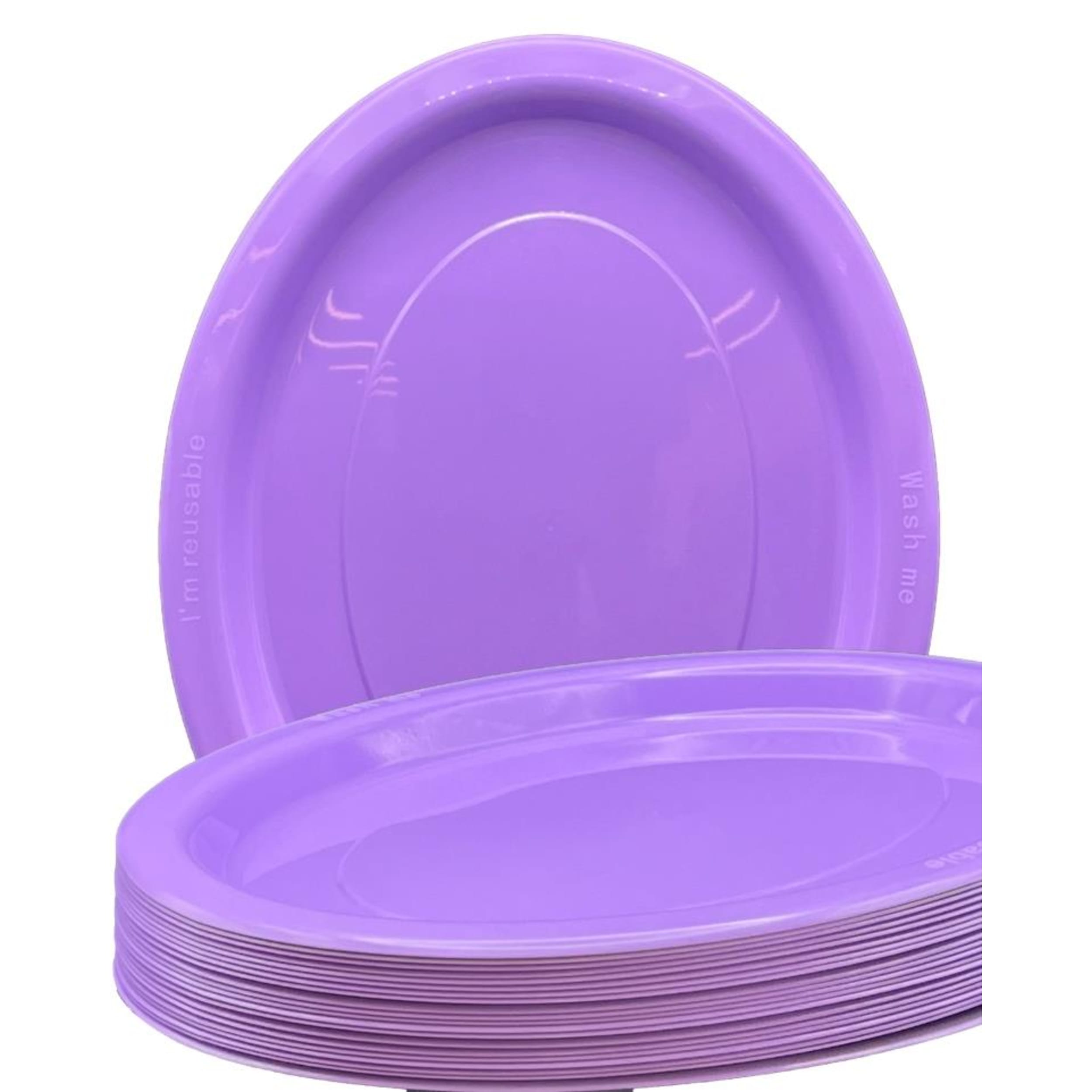 Occasions Lavender Oval Plate 315x245mm (20 Pack)