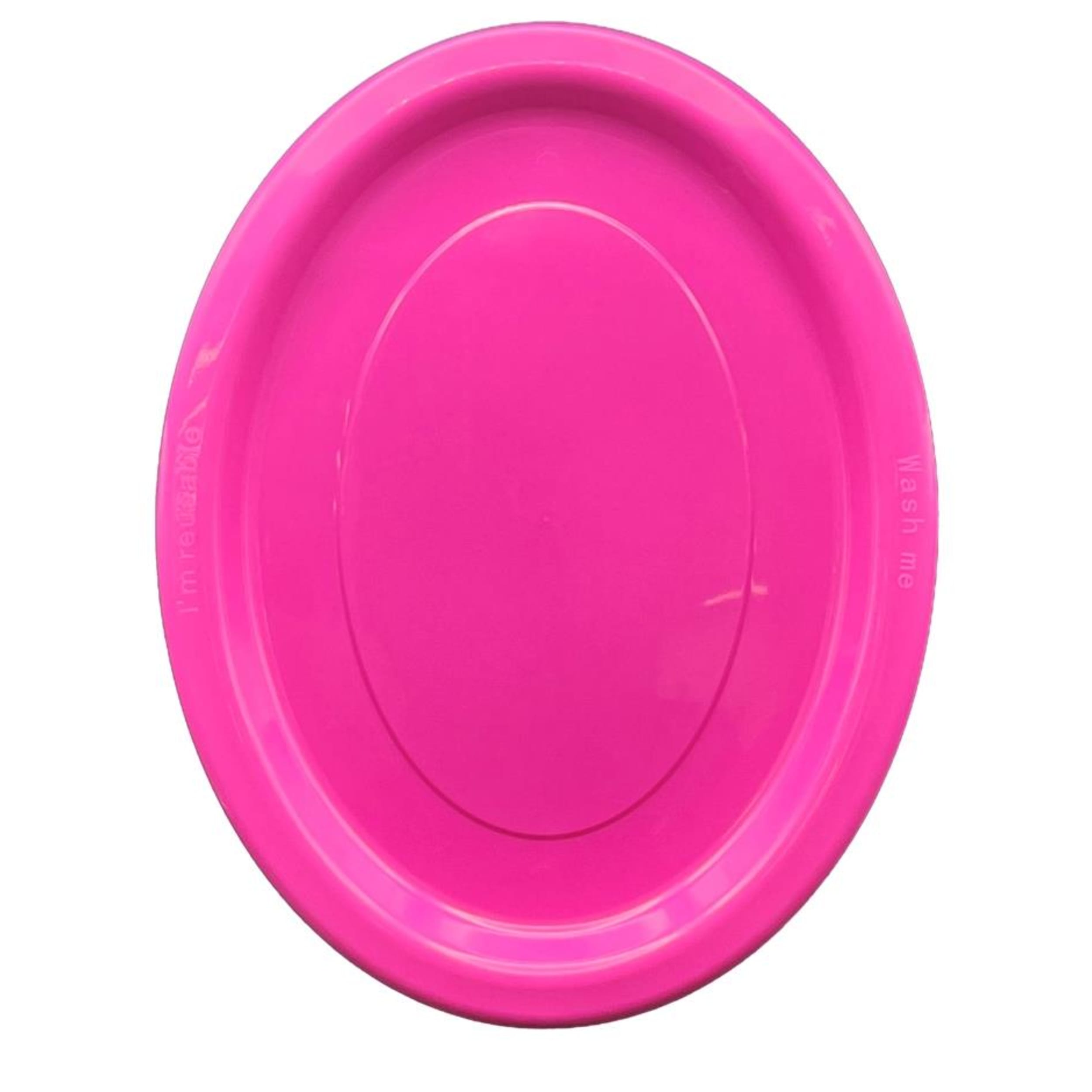 Occasions Magenta Oval Plate 315x245mm (20 Pack)