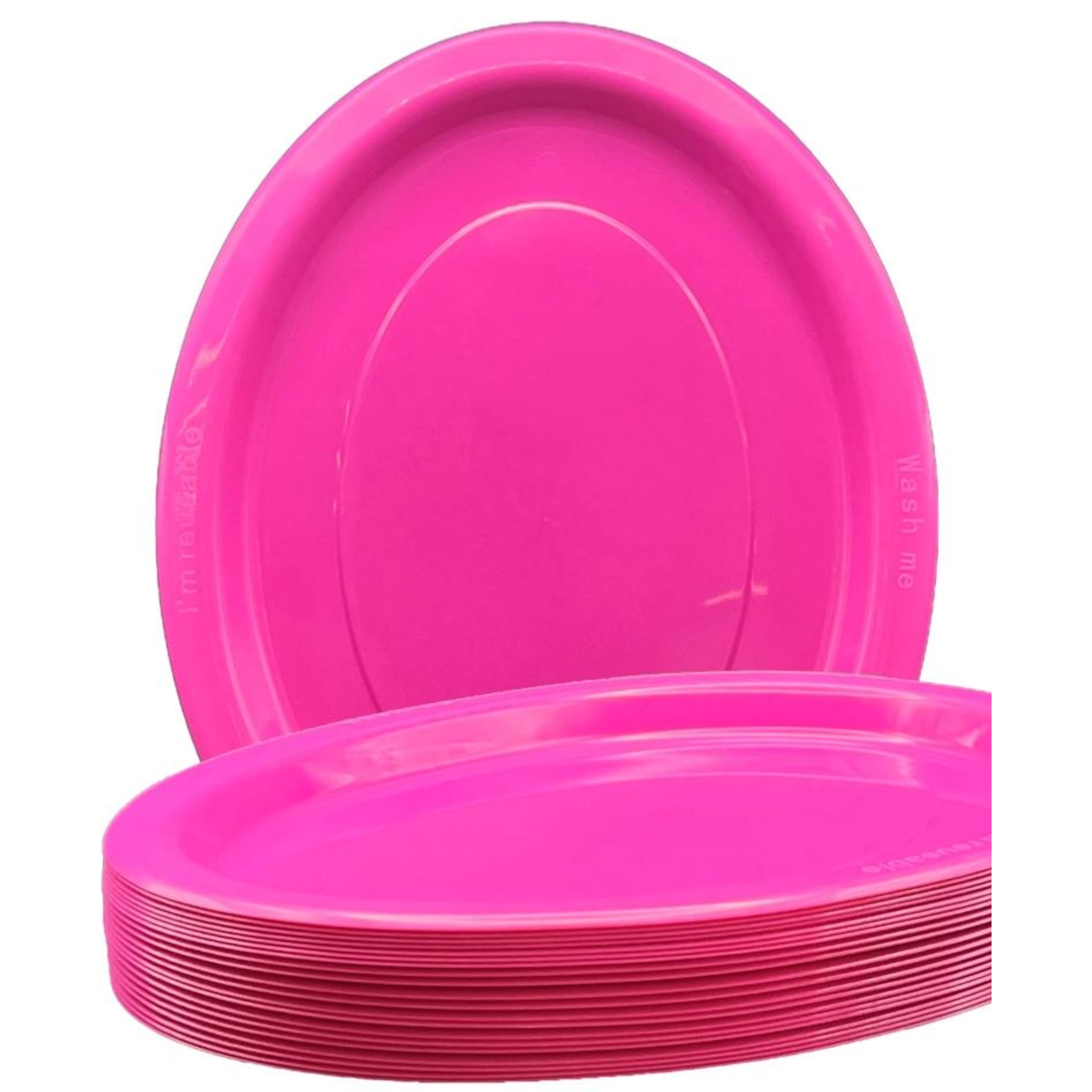 Occasions Magenta Oval Plate 315x245mm (20 Pack)