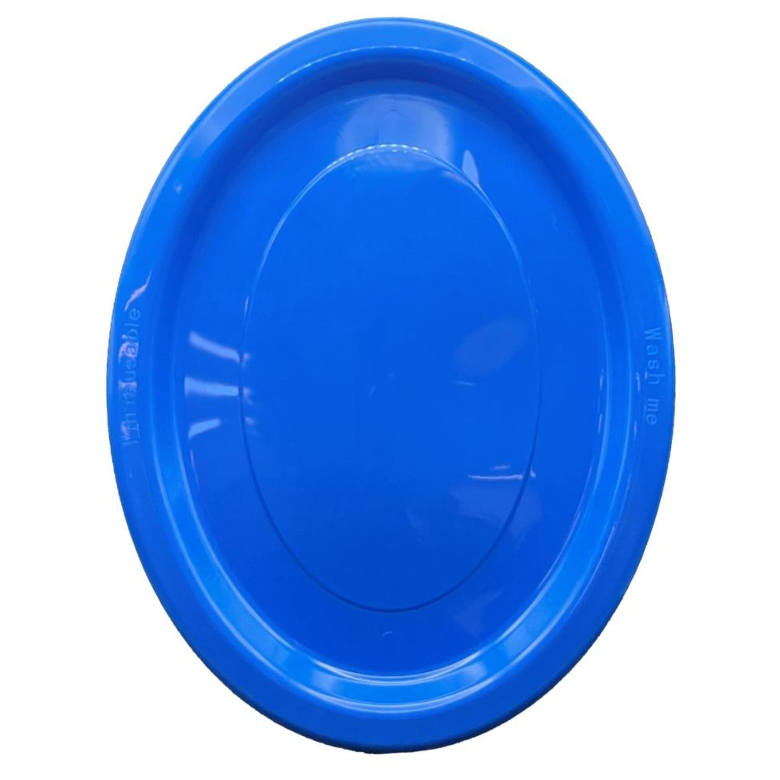 Occasions Royal Blue Oval Plate 315x245mm (20 Pack)