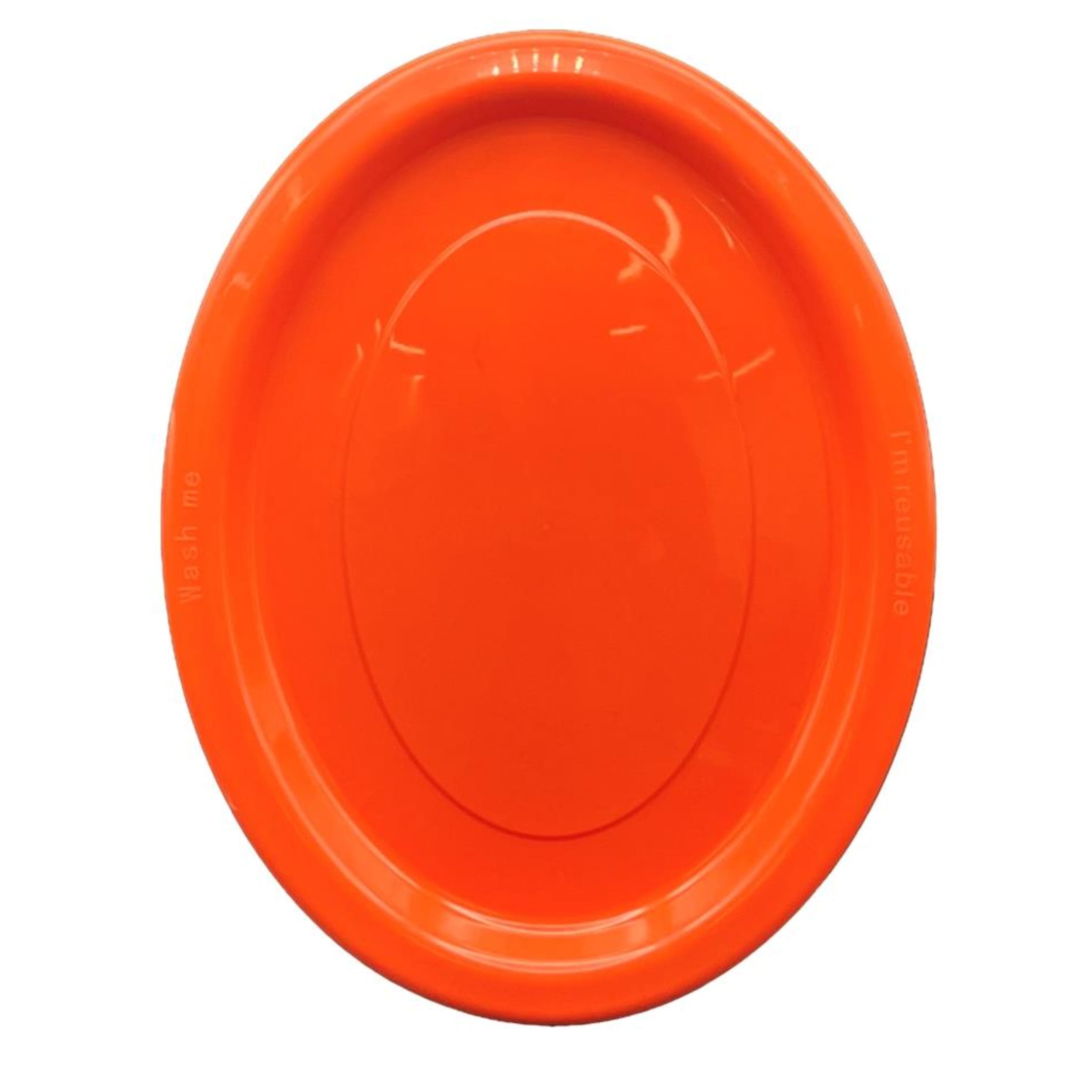 Occasions Orange Oval Plate 315x245mm (20 Pack)