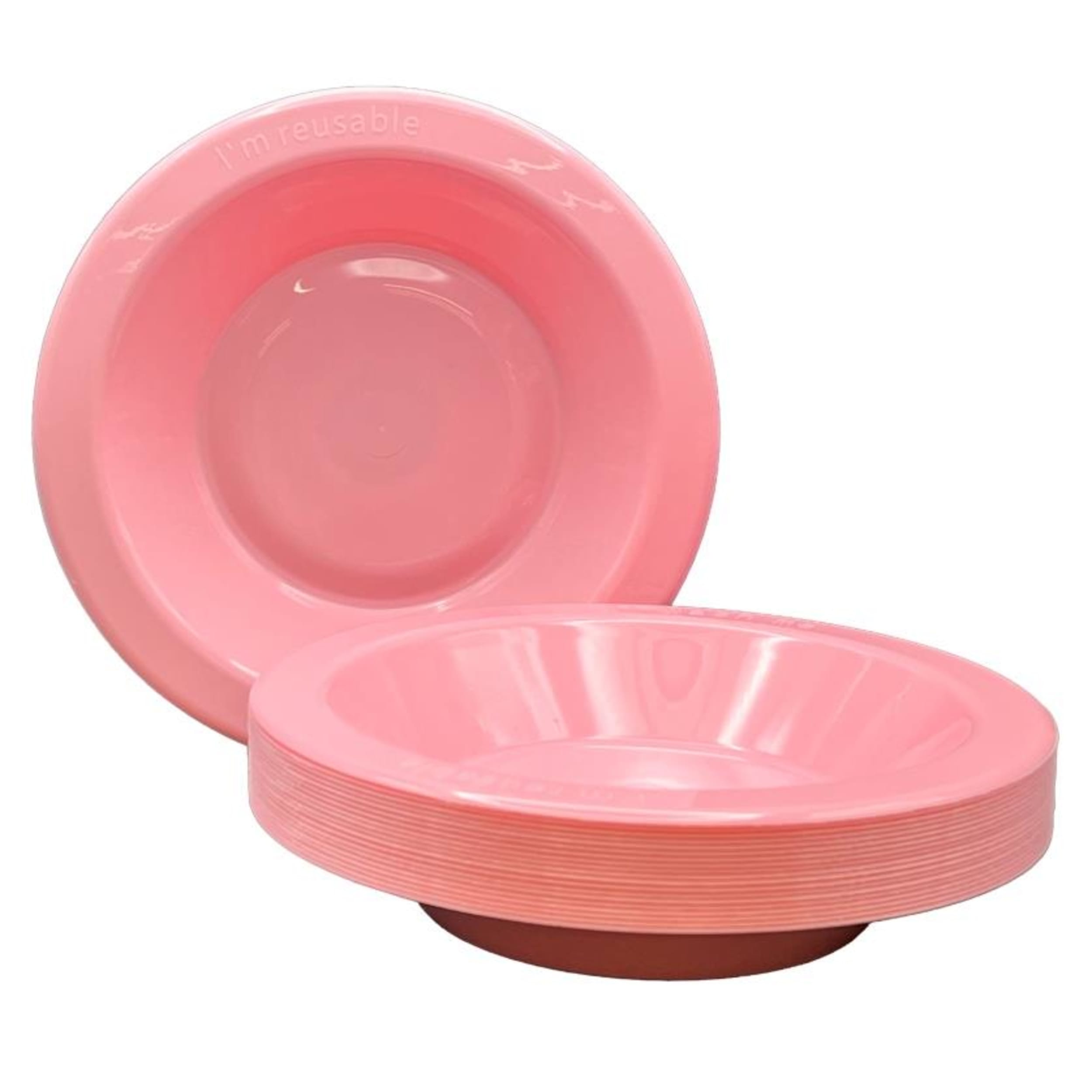 Occasions Light Pink Bowl 180mm (20 Pack)
