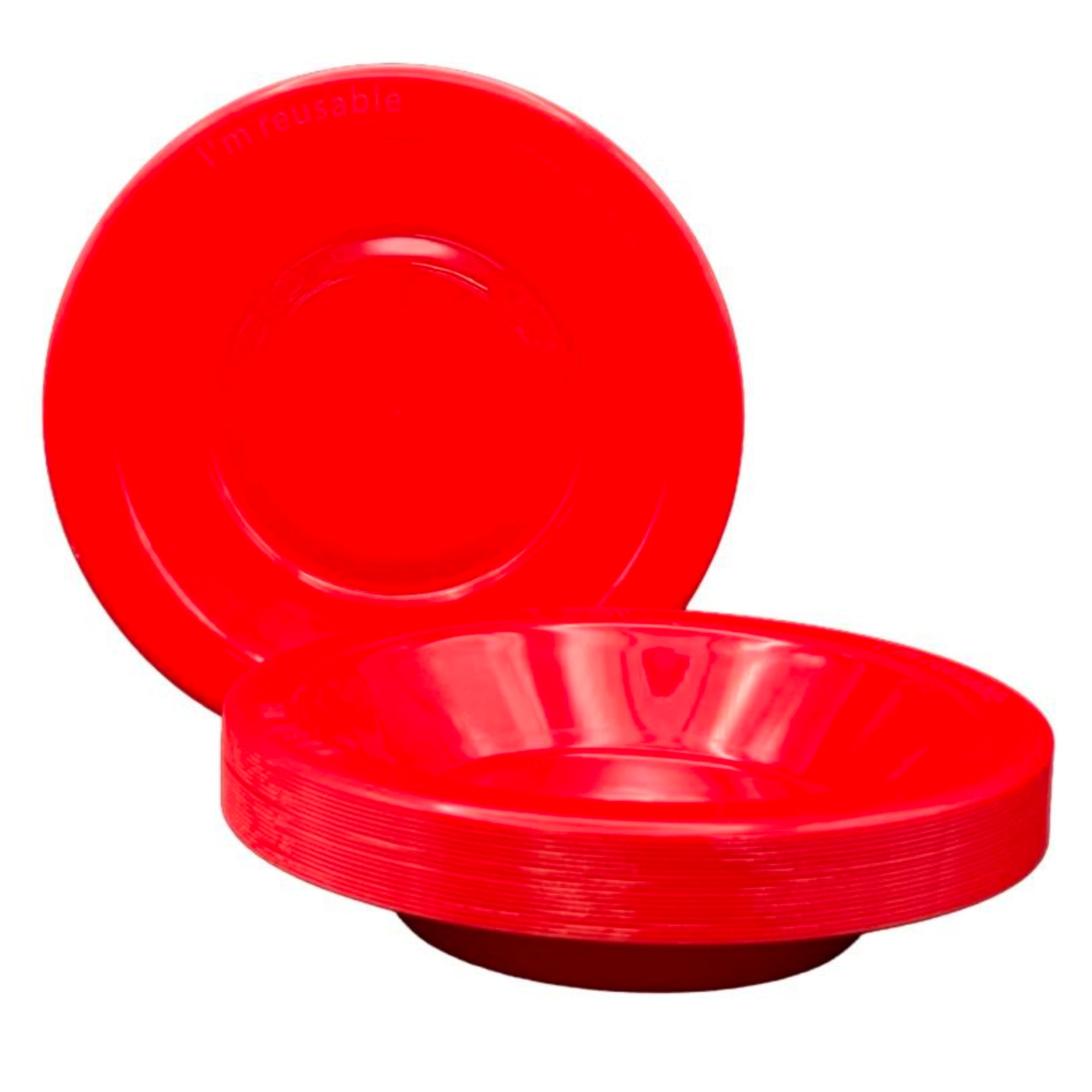 Occasions Red Bowl 180mm (20 Pack)