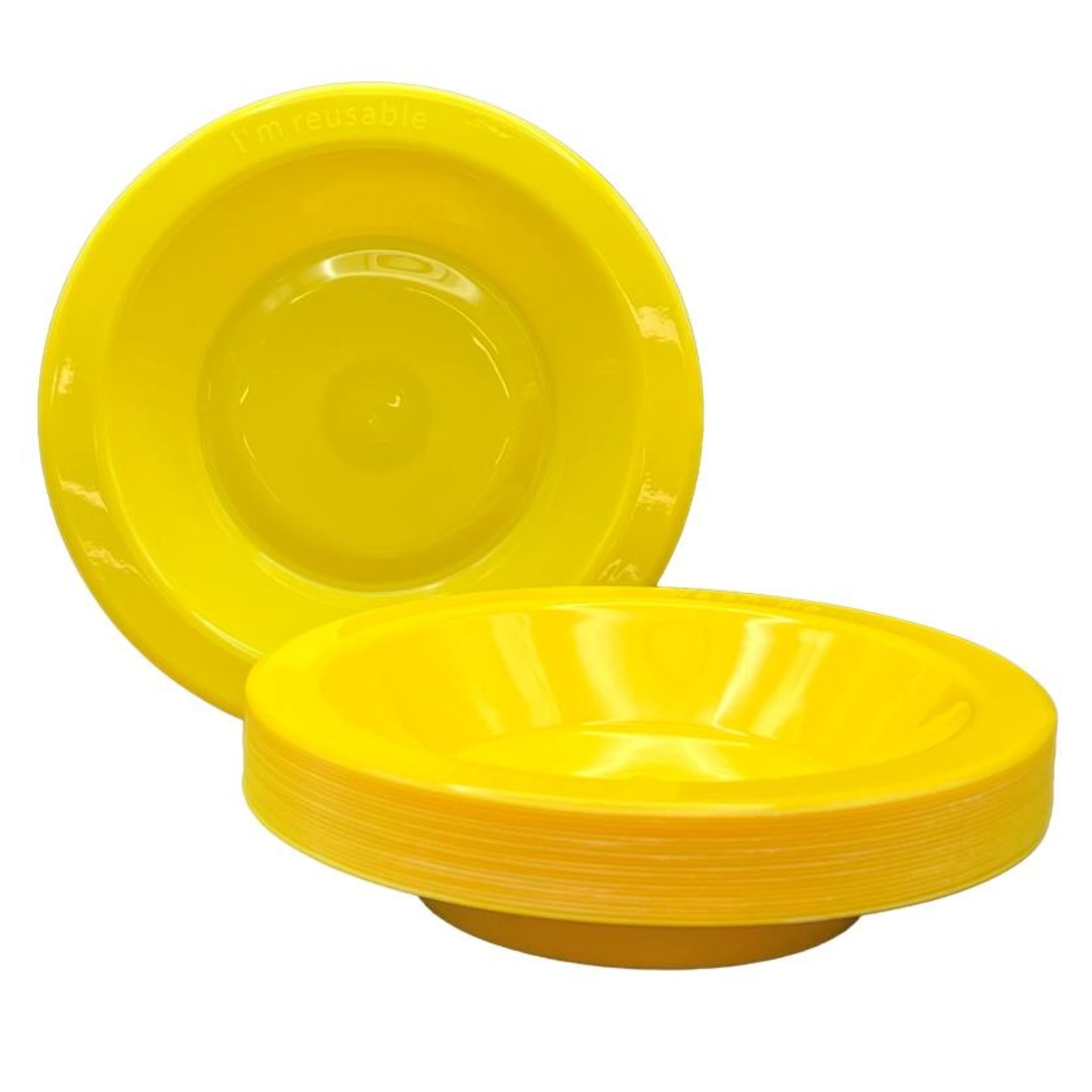 Occasions Yellow Bowl 180mm (20 Pack)
