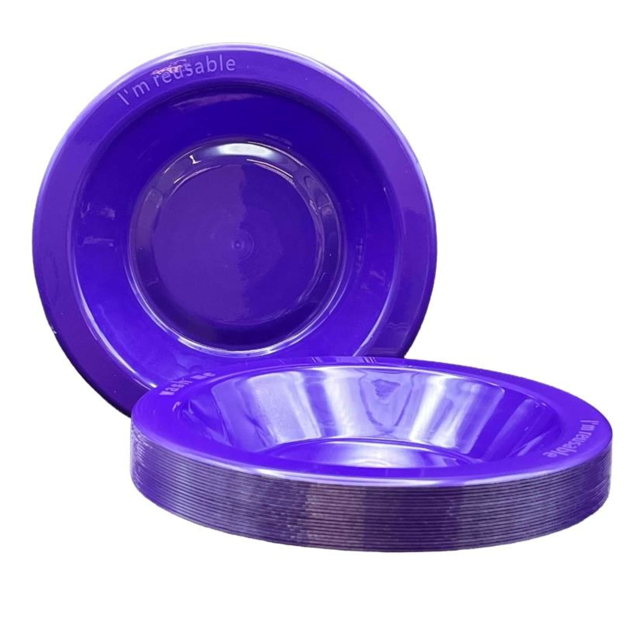 Occasions Purple Bowl 180mm (20 Pack)