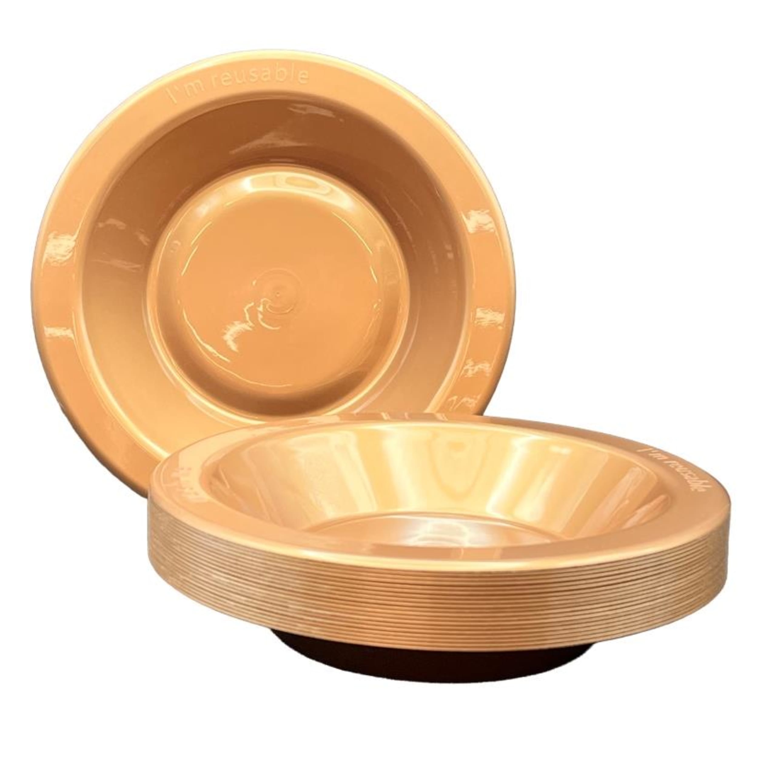 Occasions Rose Gold Bowl 180mm (20 Pack)