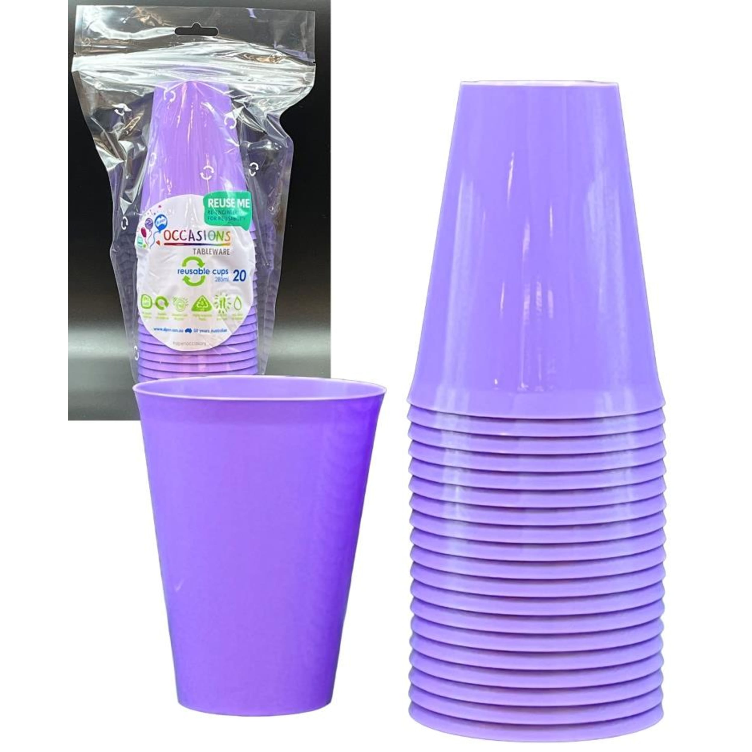 Occasions Lavender Cup 285ml (20 Pack)