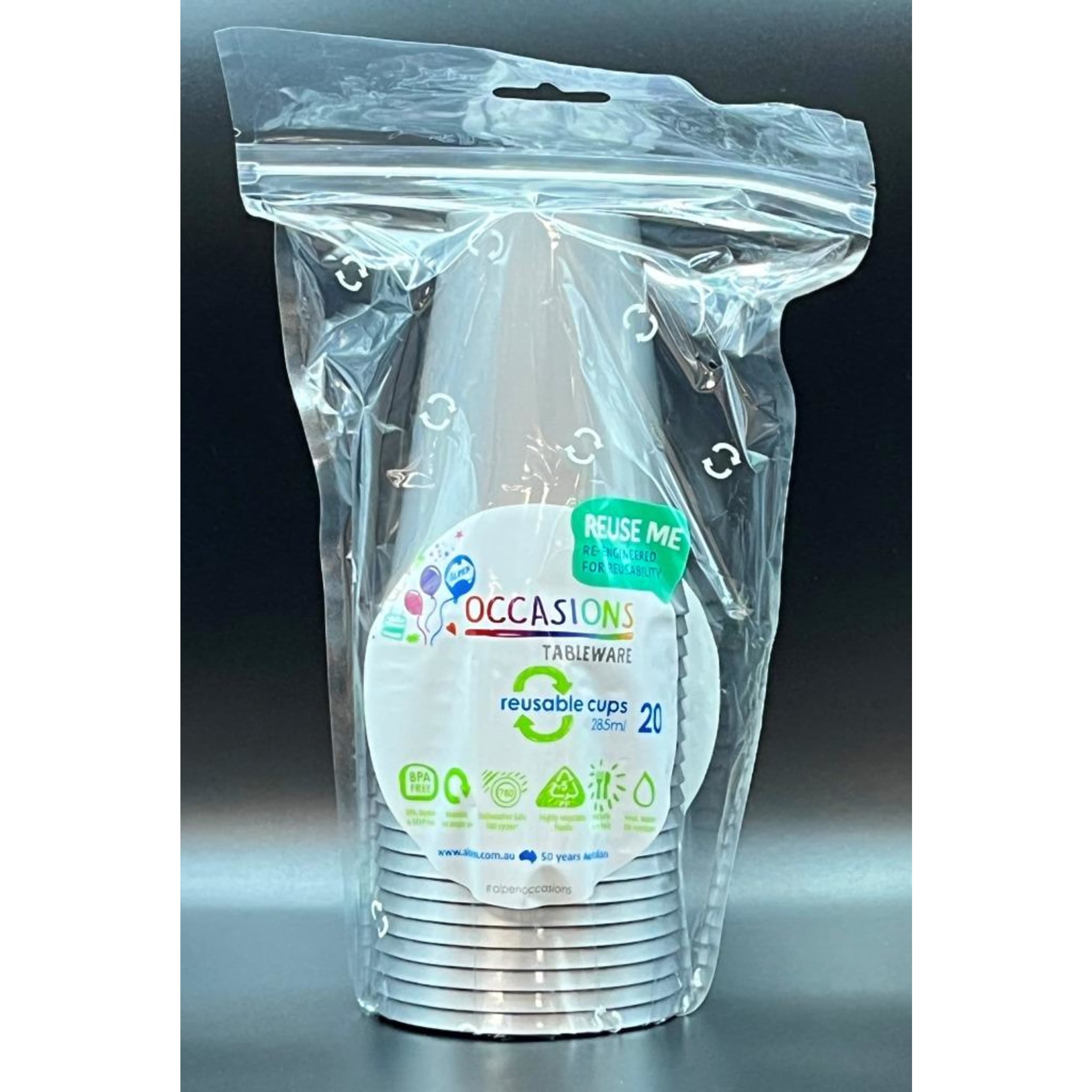 Occasions Silver Cup 285ml (20 Pack)