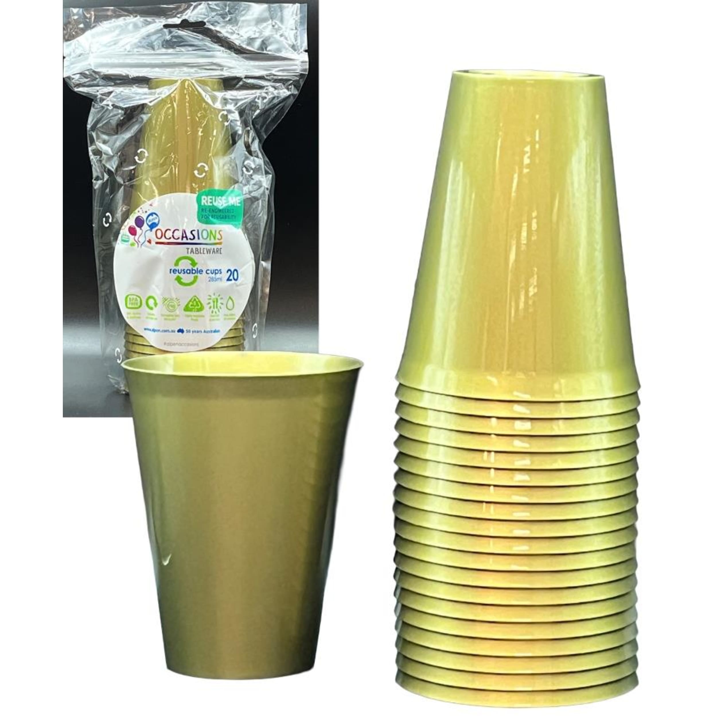 Occasions Gold Cup 285ml (20 Pack)