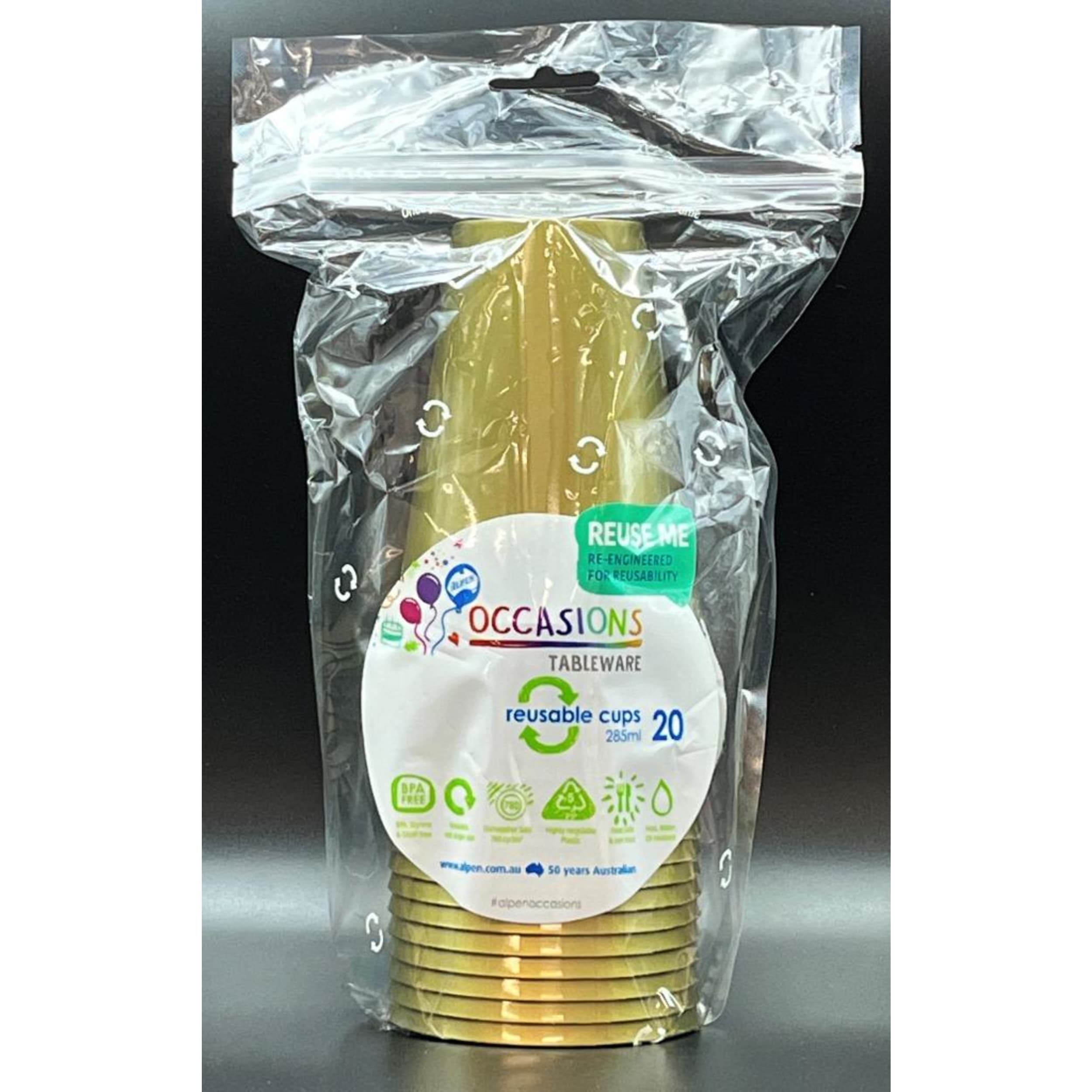 Occasions Gold Cup 285ml (20 Pack)