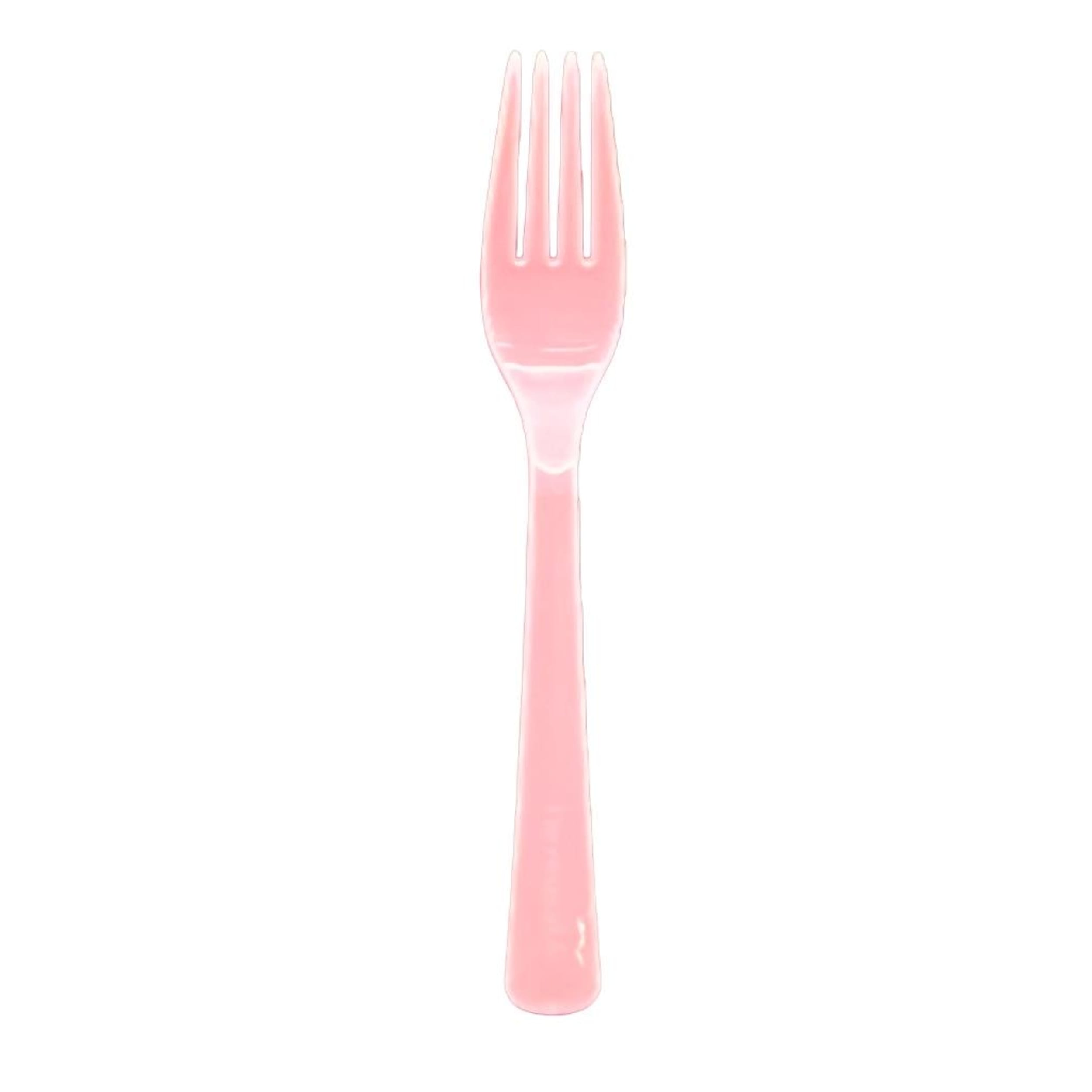 Occasions Light Pink Fork (20 Pack)