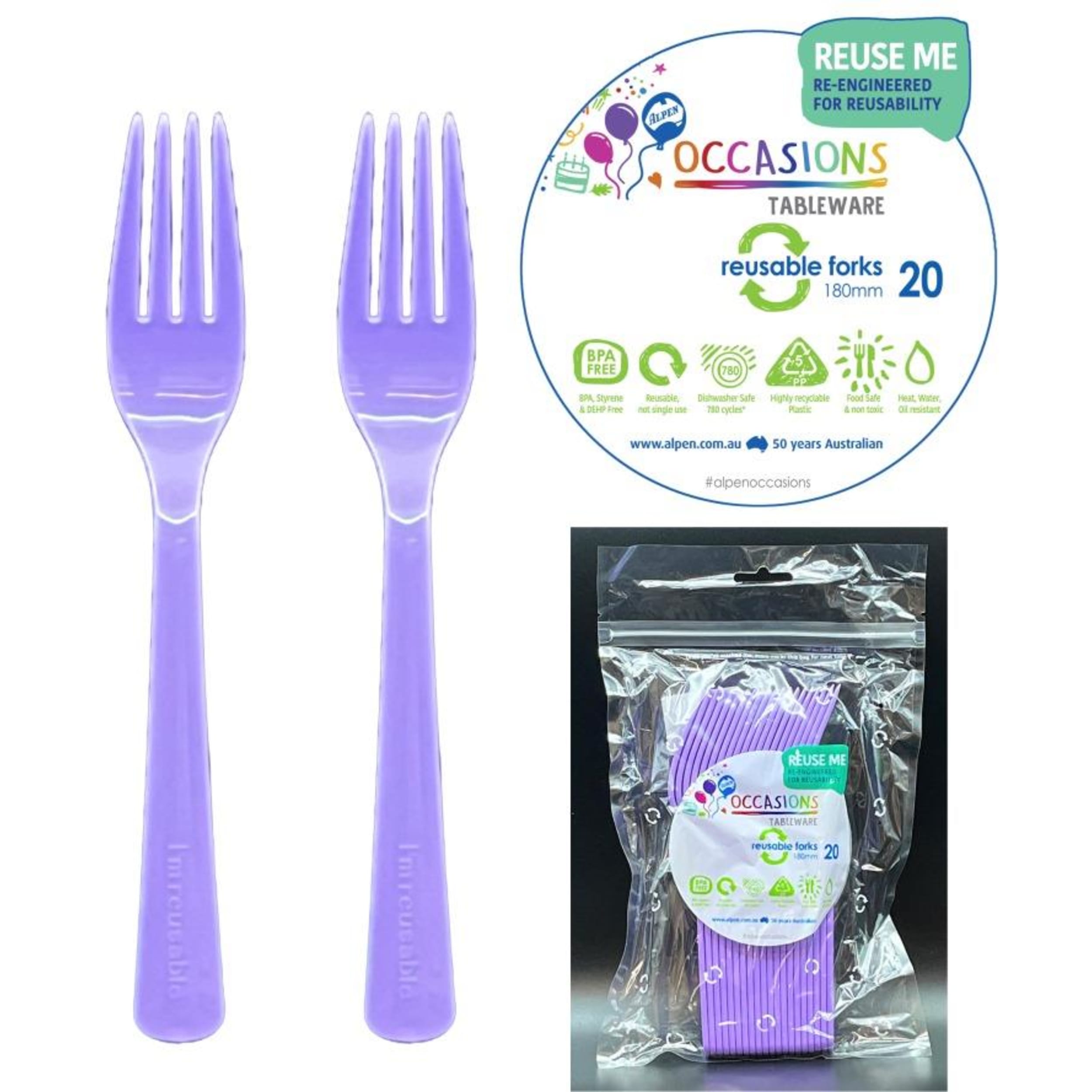 Occasions Lavender Fork (20 Pack)