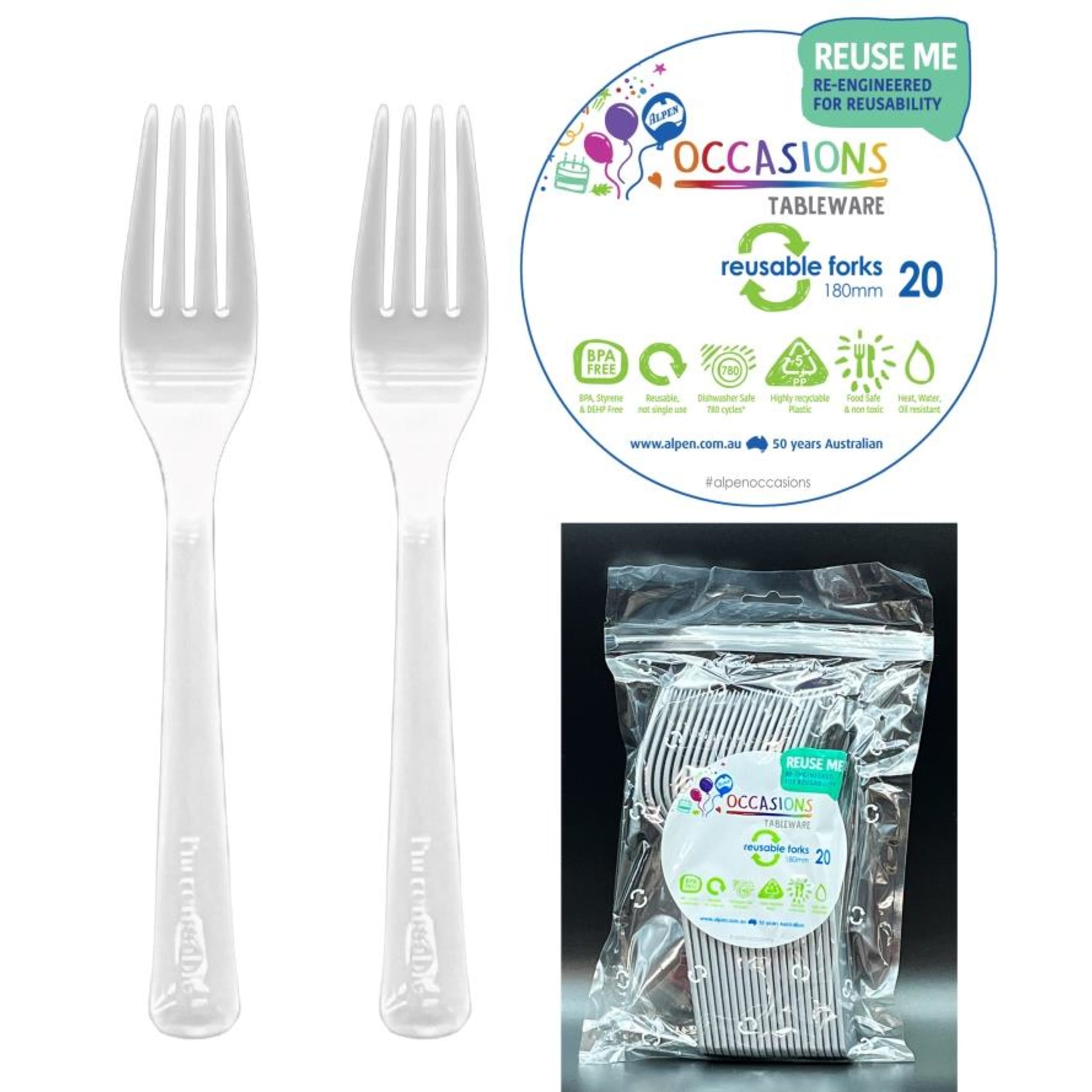 Occasions Silver Fork (20 Pack)