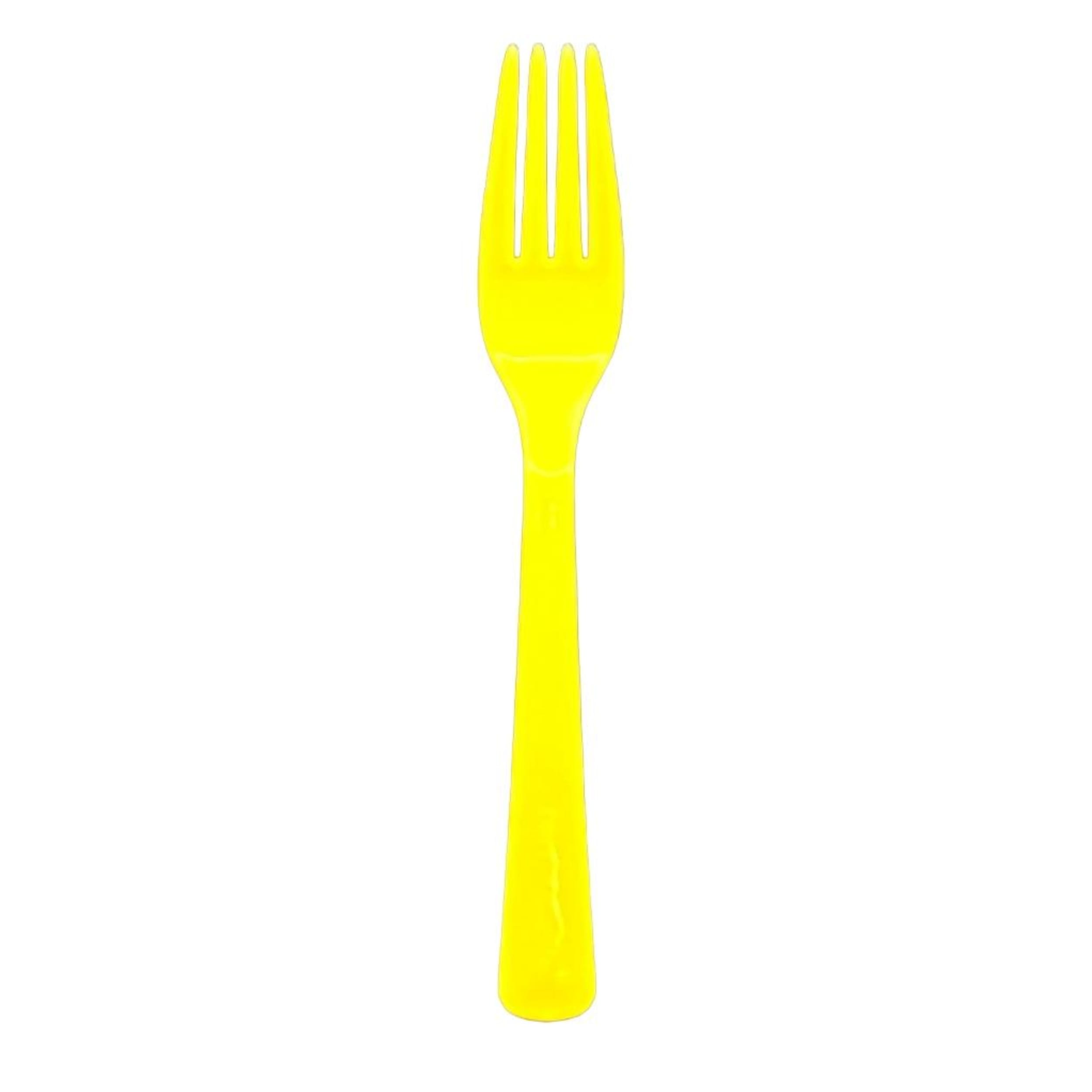 Occasions Yellow Fork (20 Pack)
