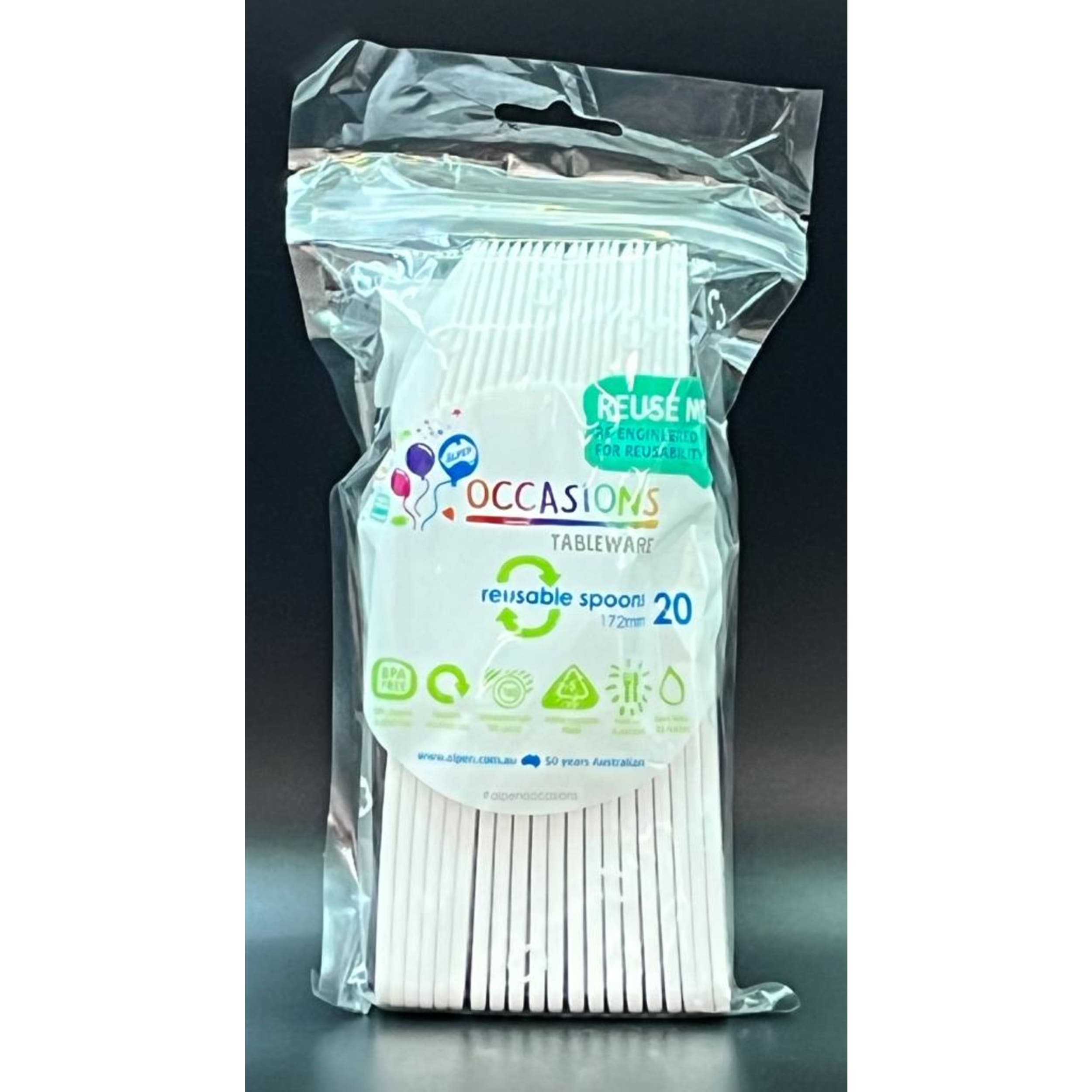Occasions White Spoon (20 Pack)