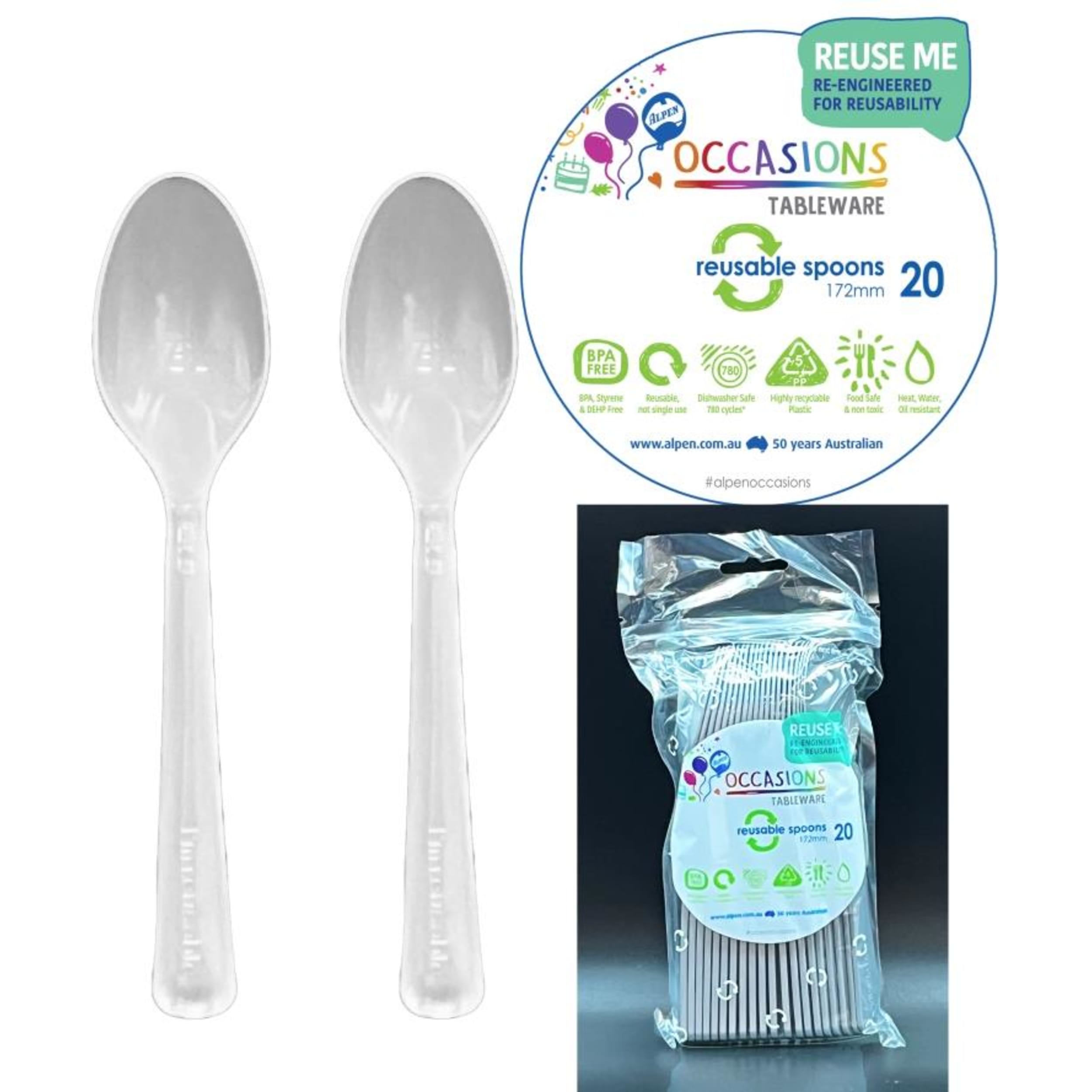 Occasions Silver Spoon (20 Pack)