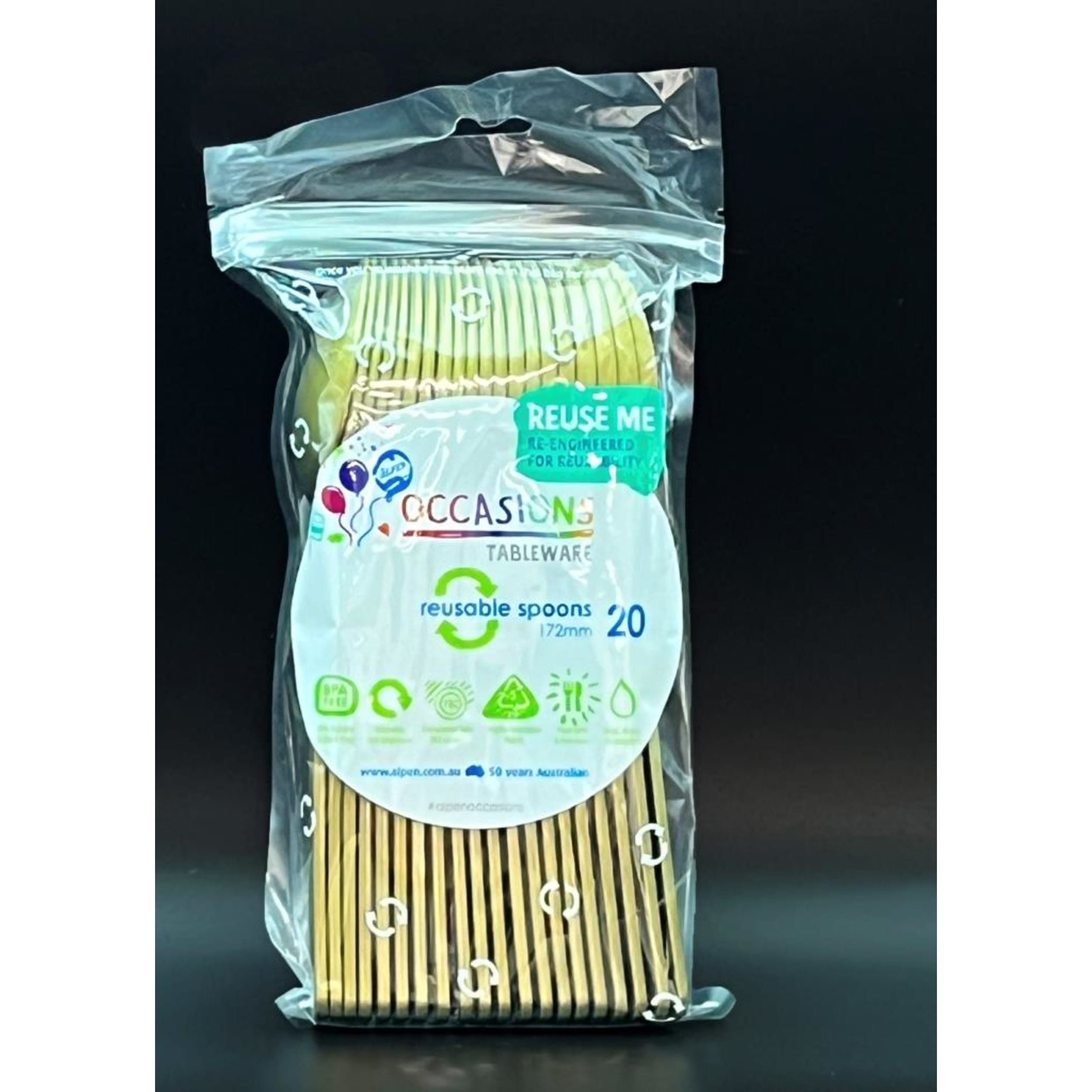 Occasions Gold Spoon (20 Pack)