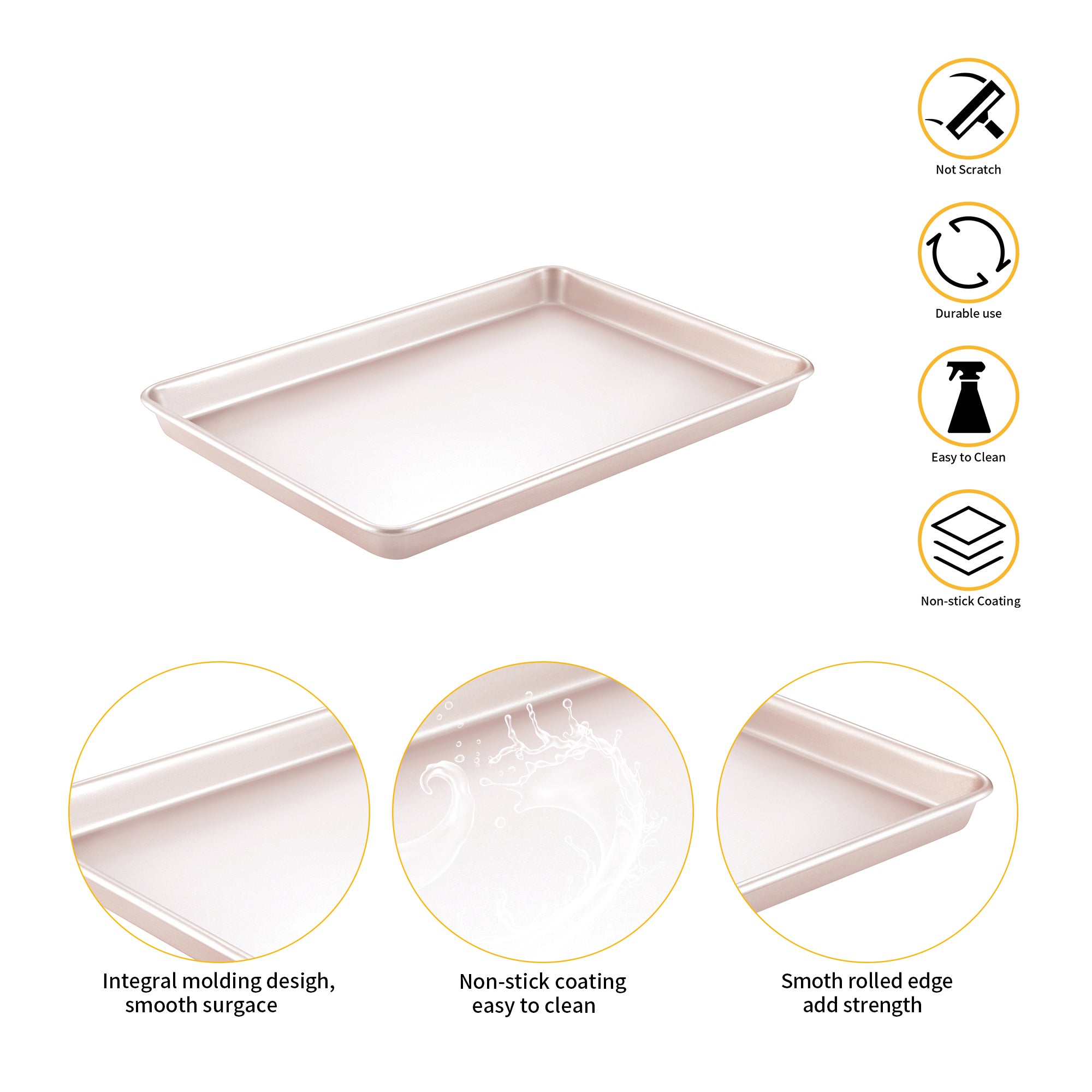 CHEFMADE Cookie Sheet Bake Tray 34cm (WK9042)