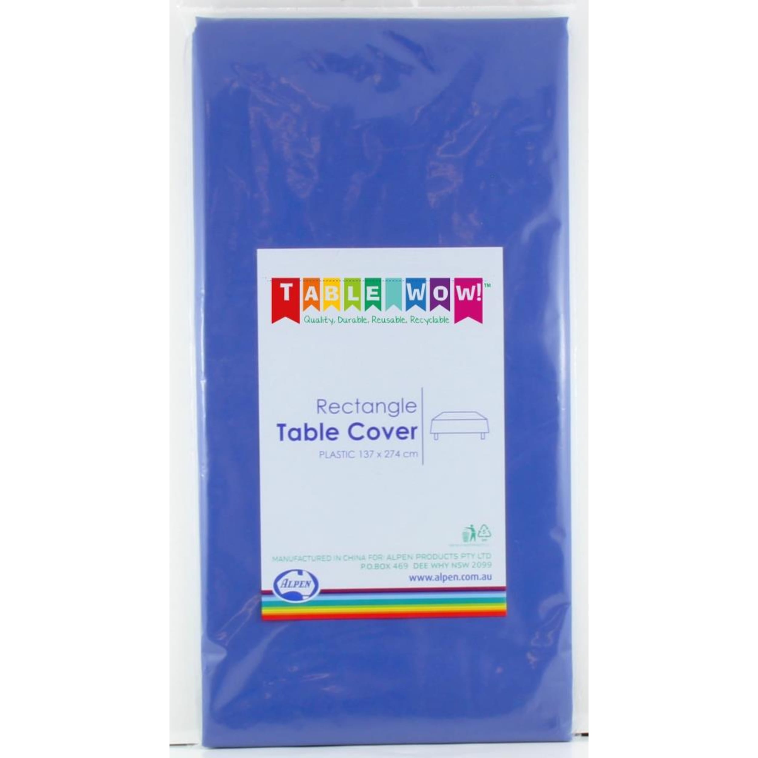 TableWow! Royal Blue Cocktail Napkin 25x25cm 2ply (50 Pack)