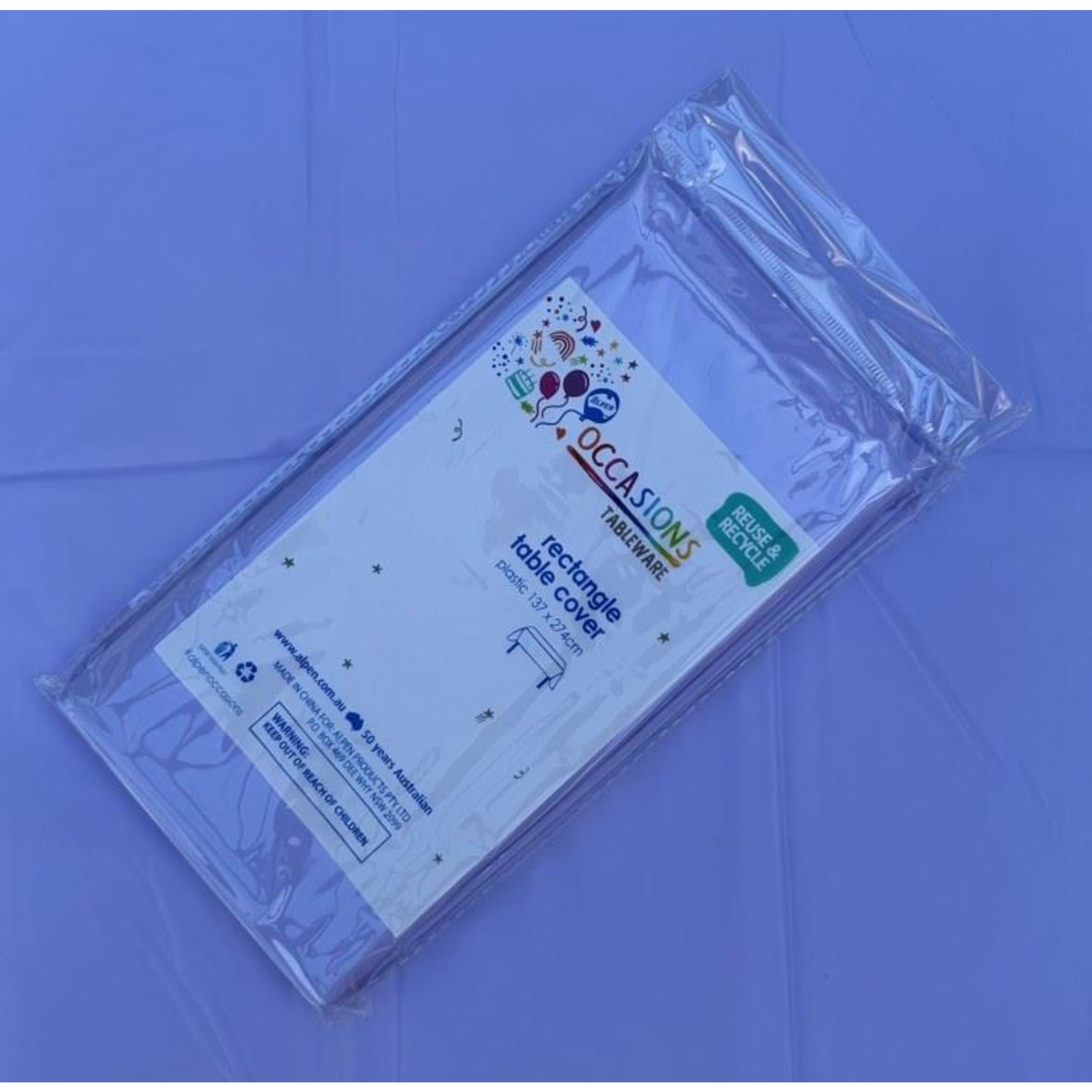 TableWow! Lavender Compact Rectangle Tablecover 137x274cm