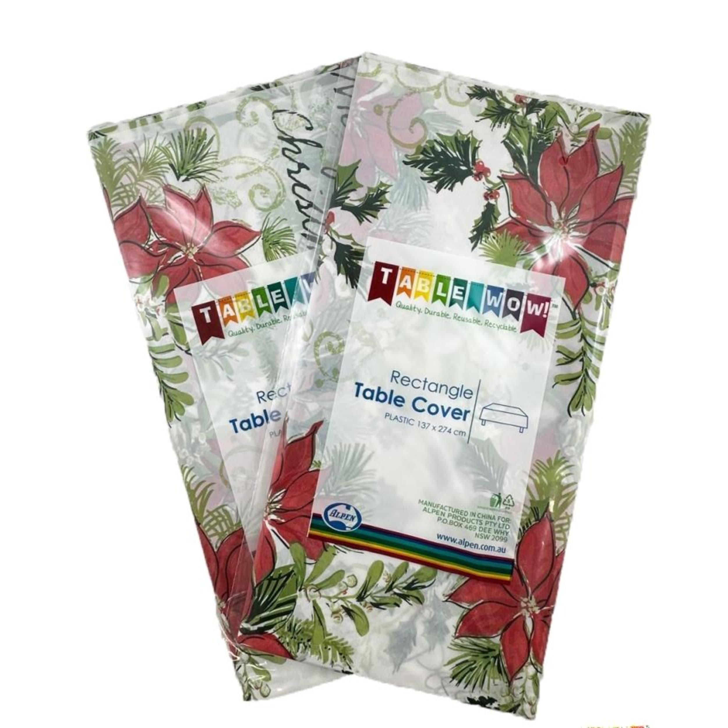 TableWow! Christmas Printed Rectangle Tablecover