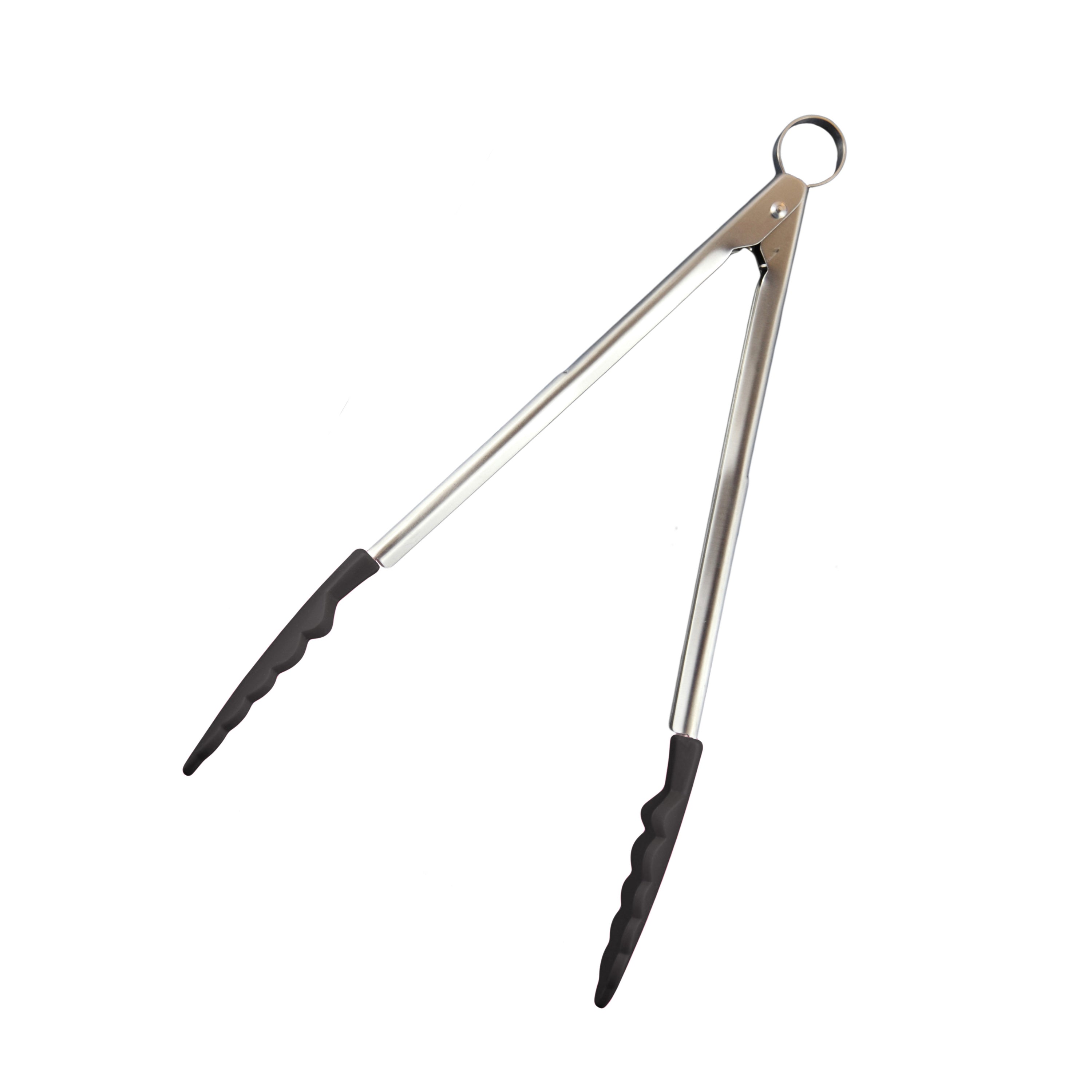 Cuisipro Silicone Locking Tongs 24cm - Black