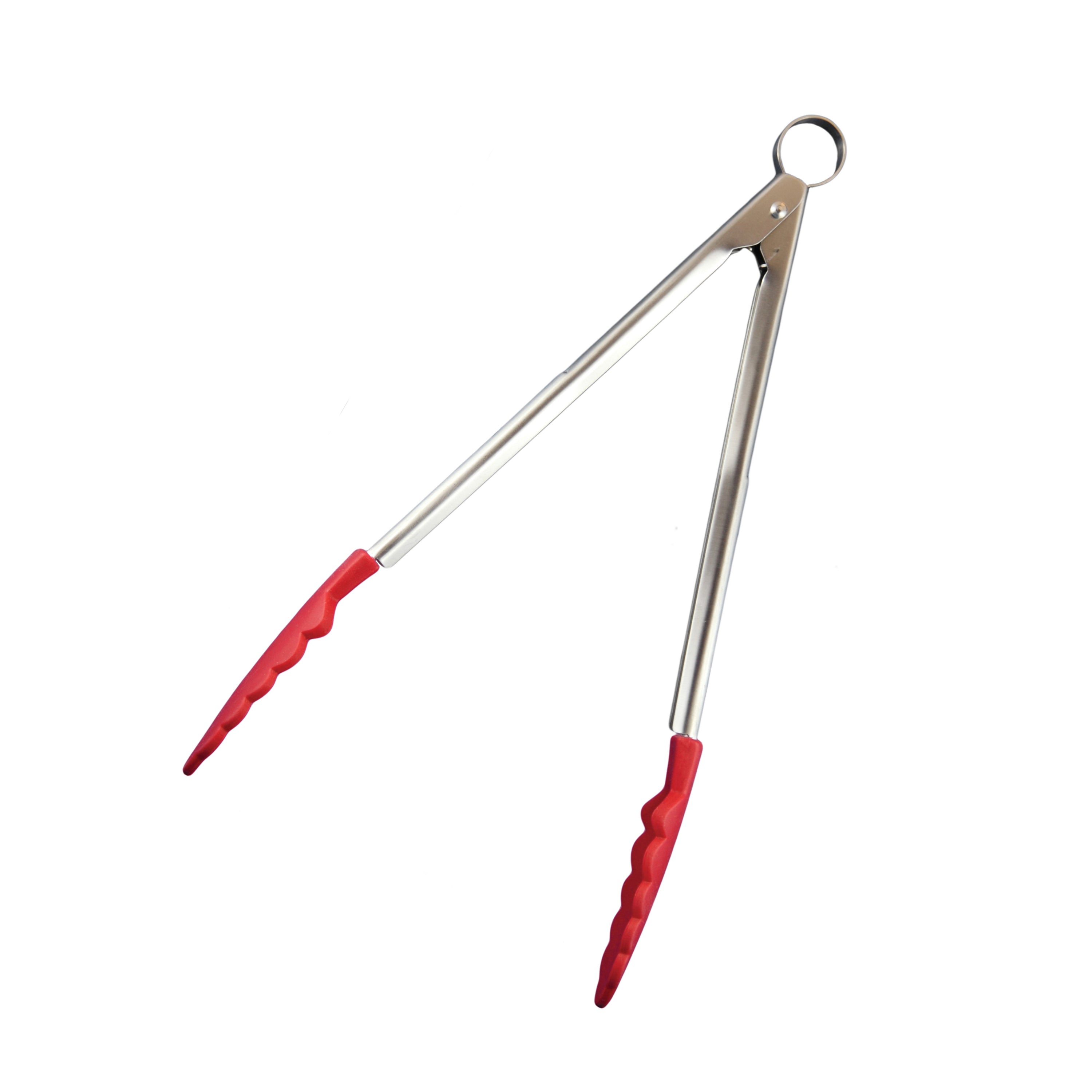 Cuisipro Silicone Locking Tongs 30.5cm - Red