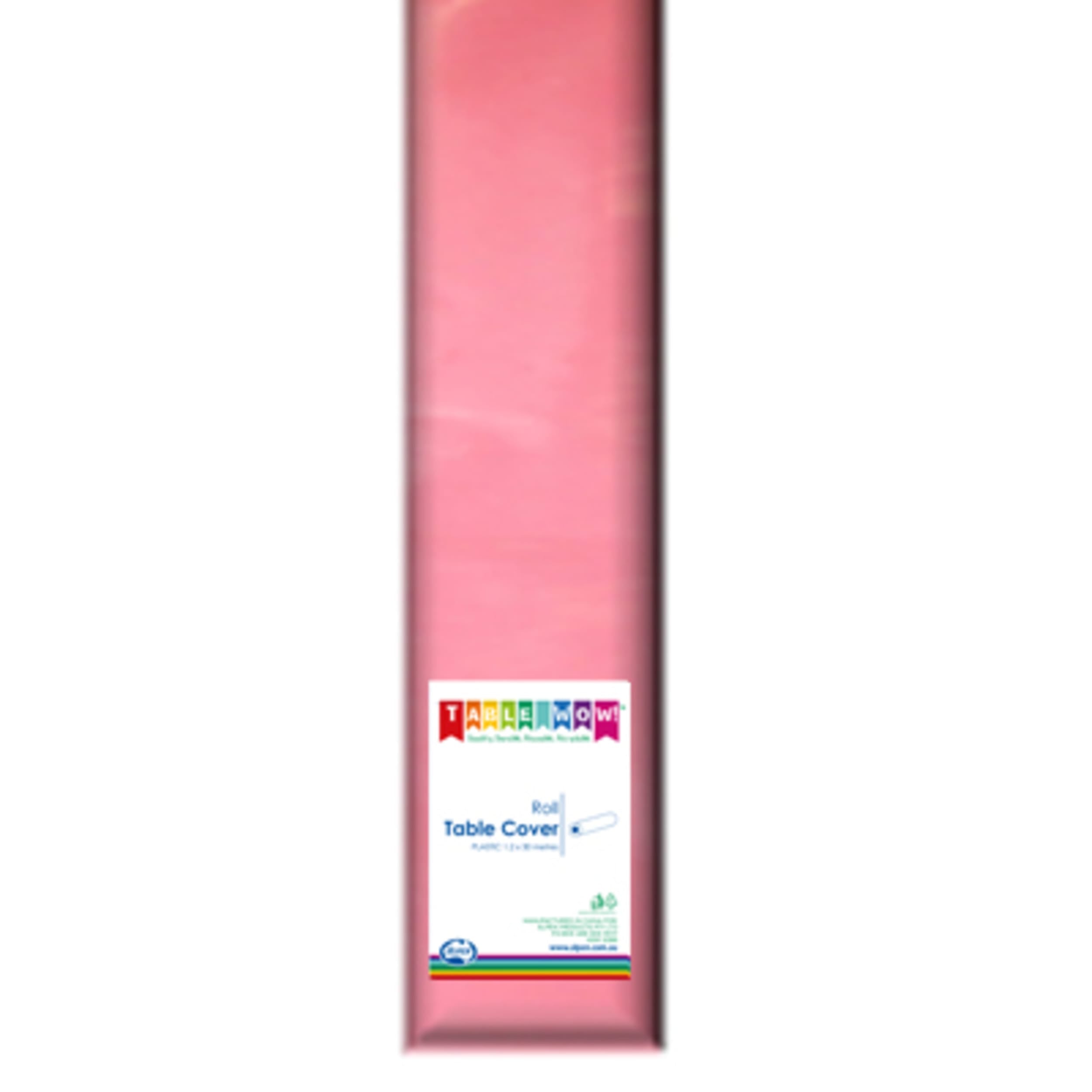 TableWow! Light Pink Tablecover Plastic 30m 1 Roll