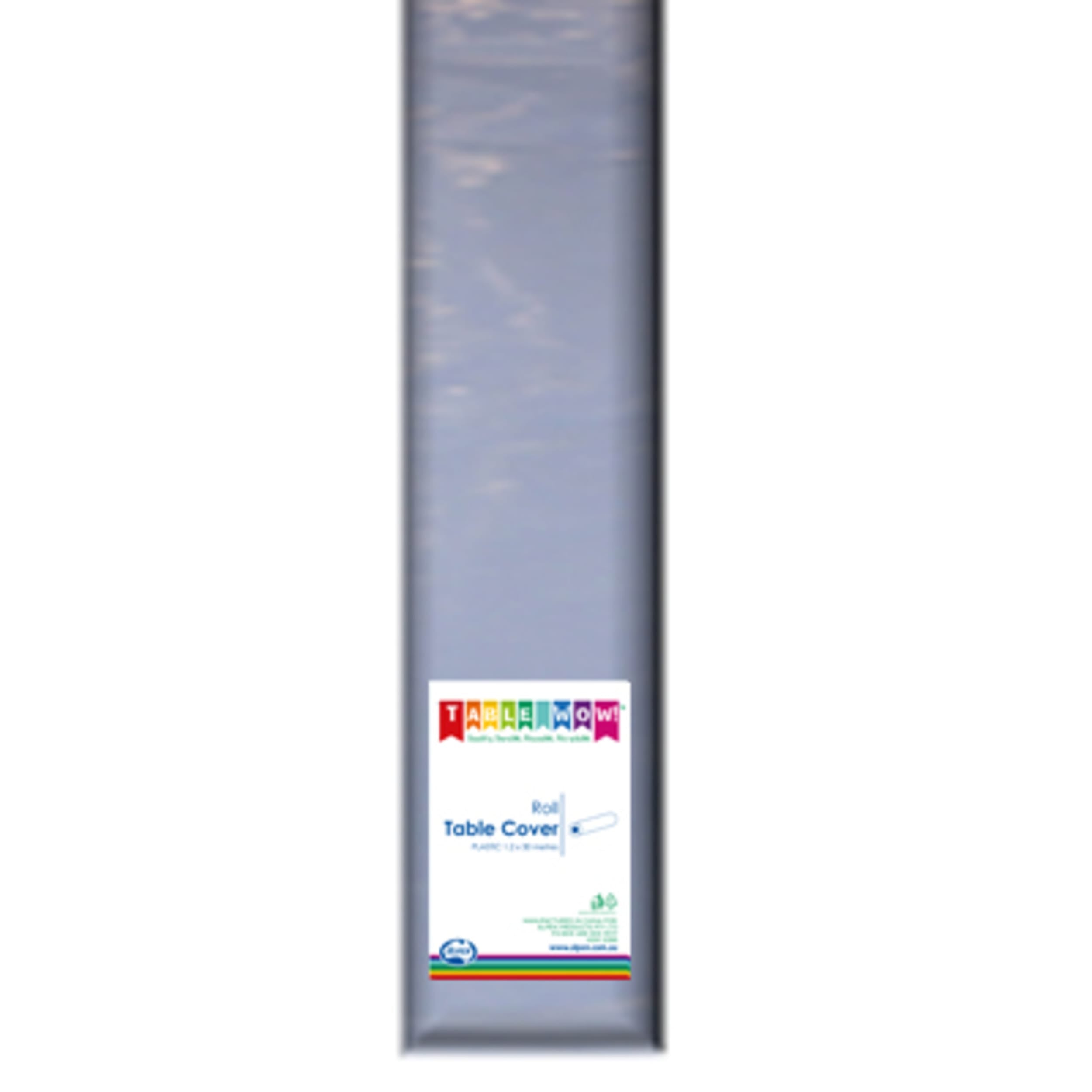 TableWow! Light Blue Tablecover Plastic 30m 1 Roll