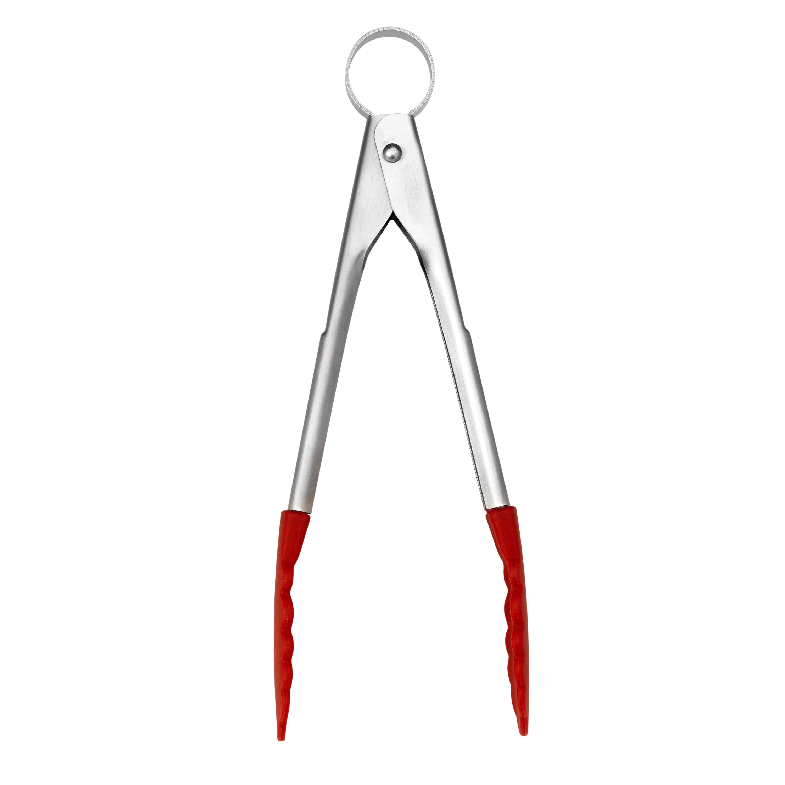 Cuisipro Piccolo Silicone Mini Tongs 18cm - Red