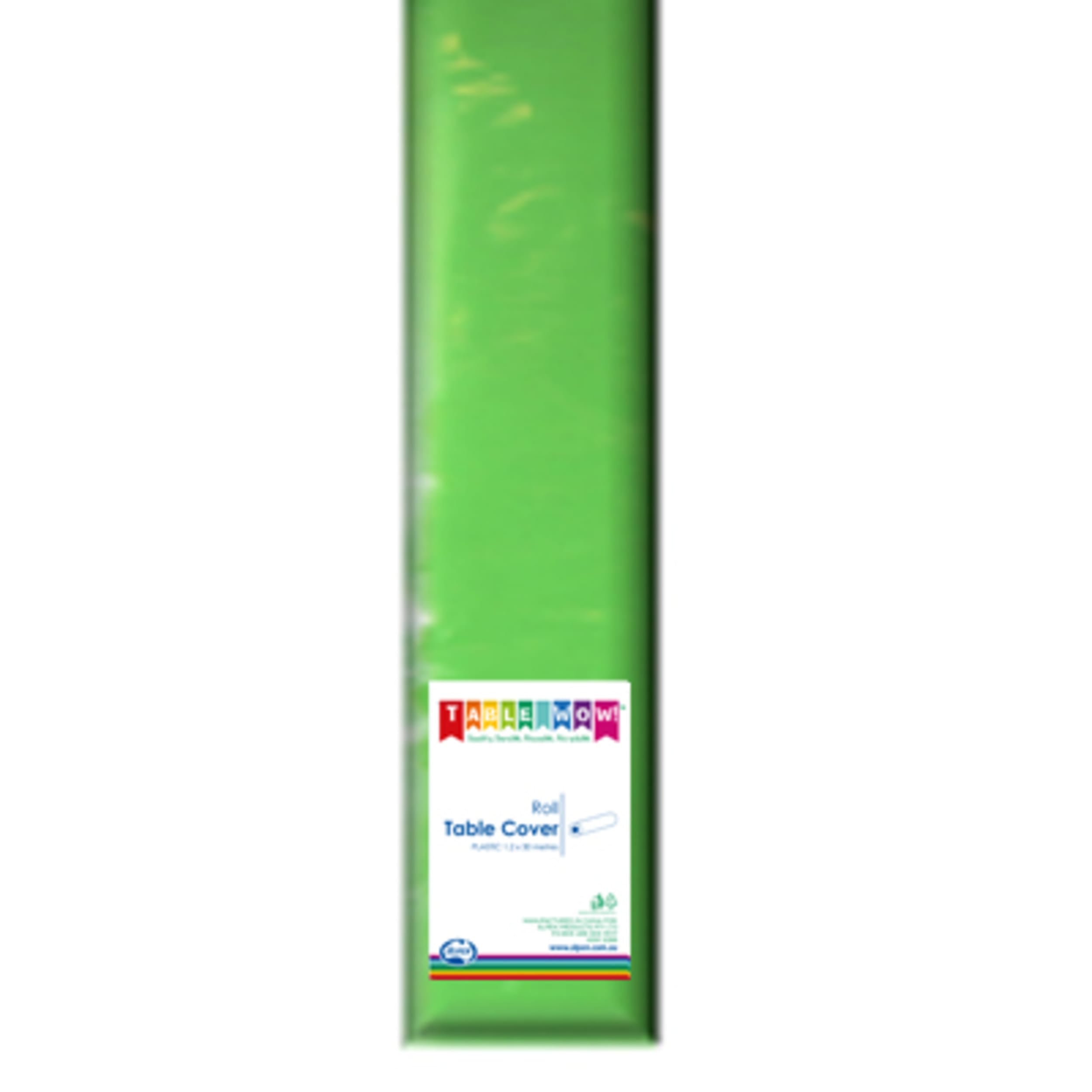 TableWow! Lime Tablecover Plastic 30m 1 Roll