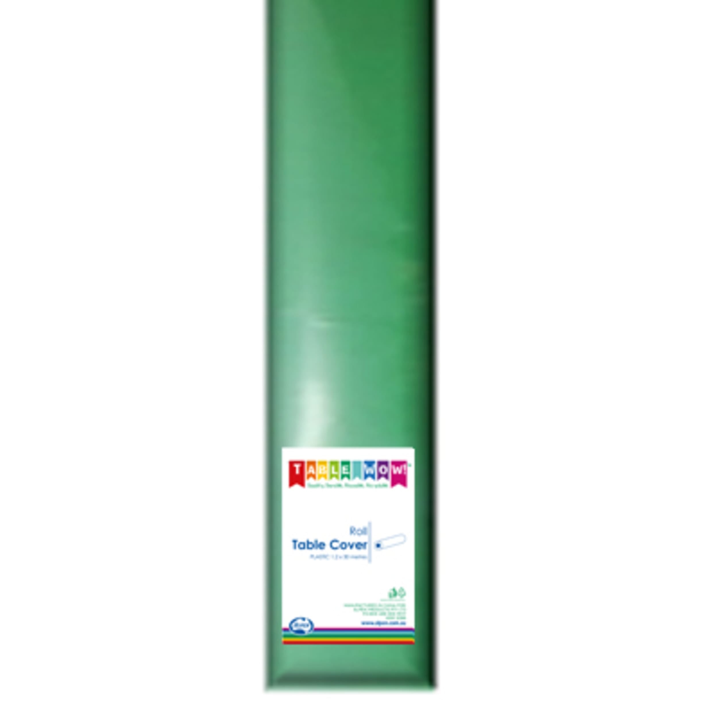 TableWow! Green Tablecover Plastic 30m 1 Roll
