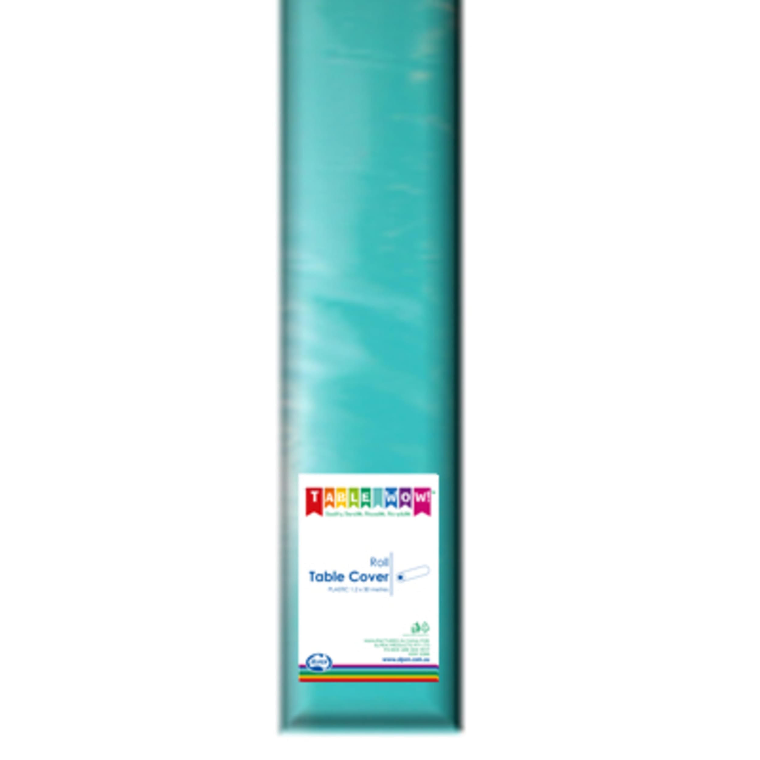 TableWow! Teal Tablecover Plastic 30m 1 Roll