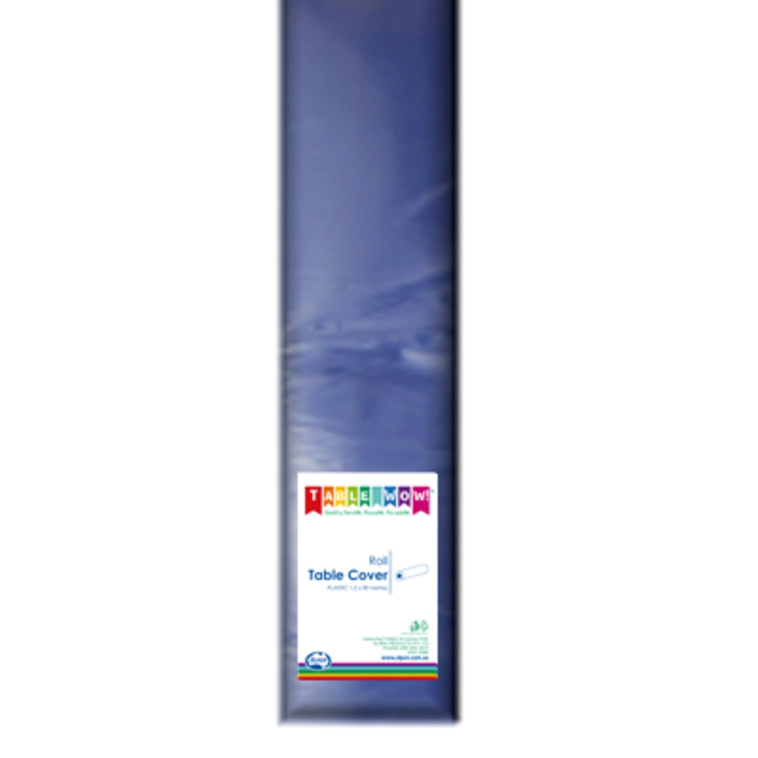 TableWow! Royal Blue Tablecover Plastic 30m 1 Roll