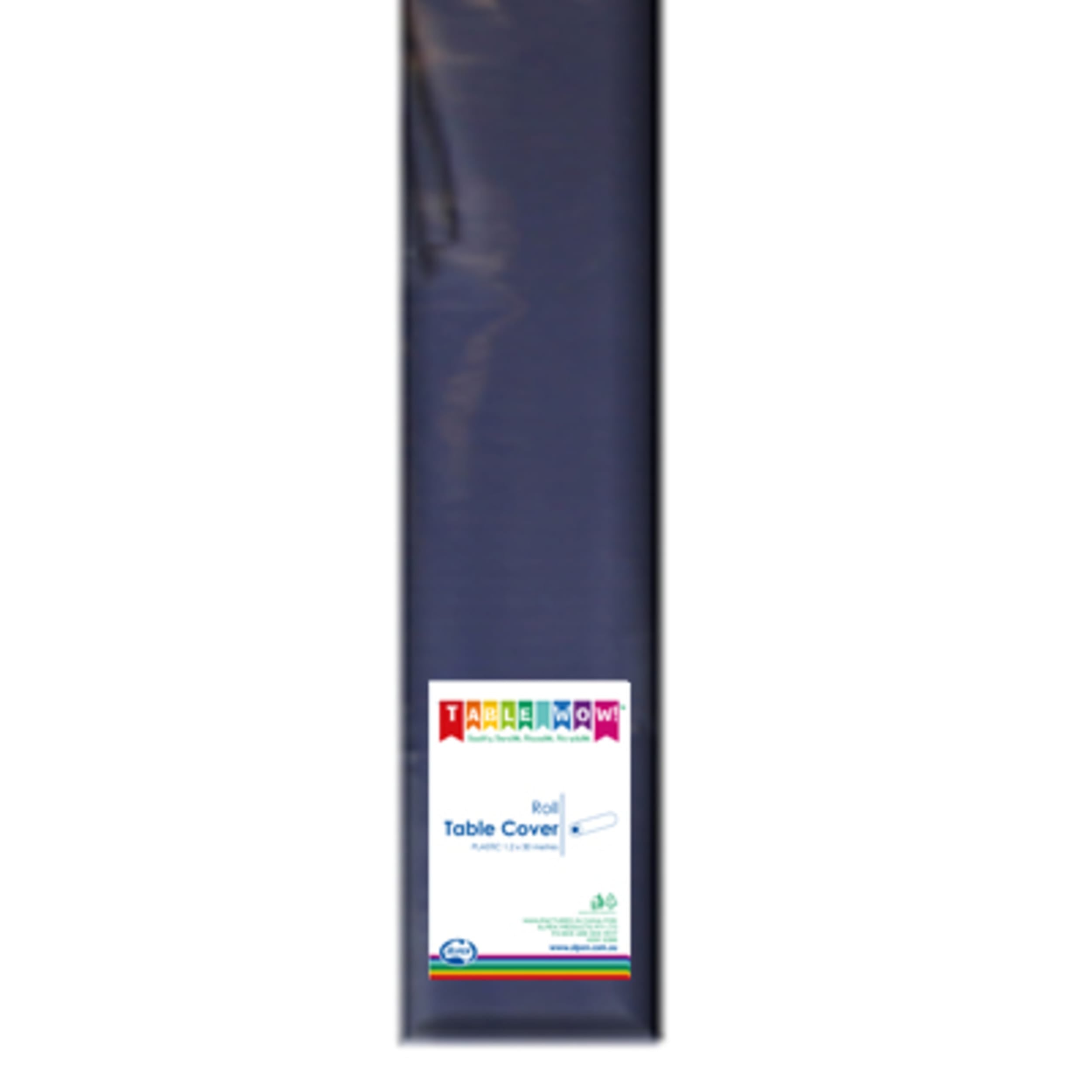 TableWow! Navy Blue Tablecover Plastic 30m 1 Roll