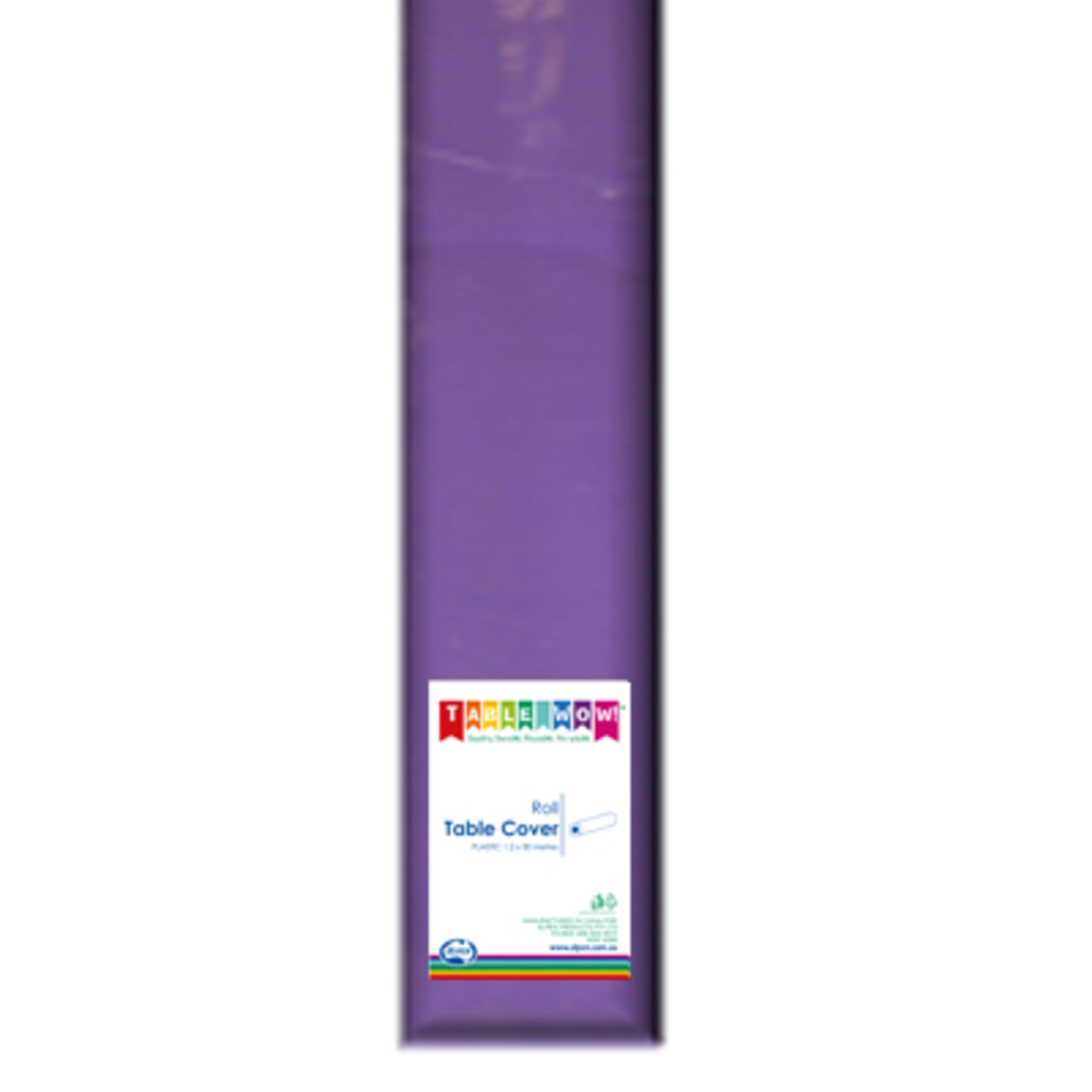 TableWow! Purple Tablecover Plastic 30m 1 Roll