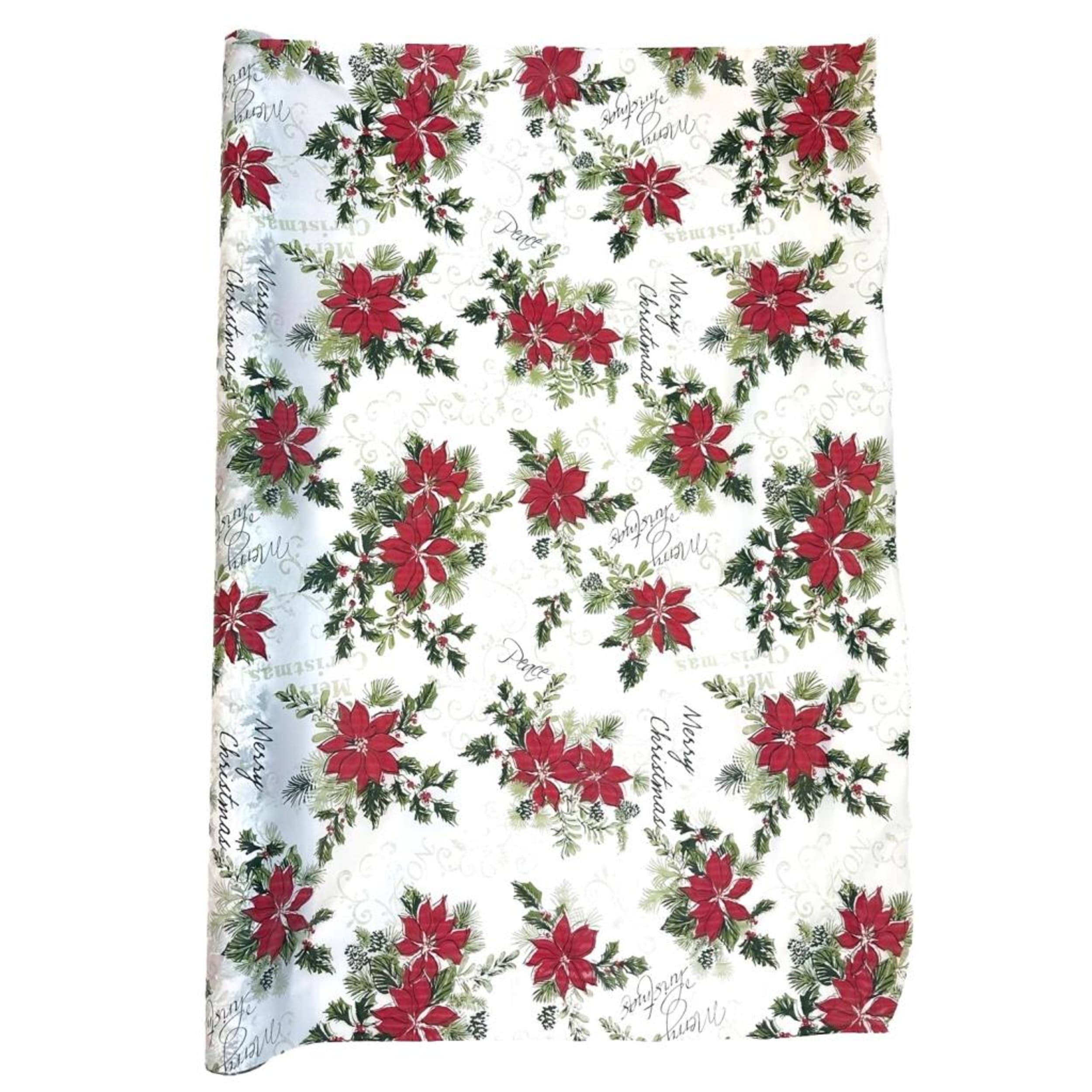 TableWow! Christmas Printed Tablecover Plastic 30m 1 Roll