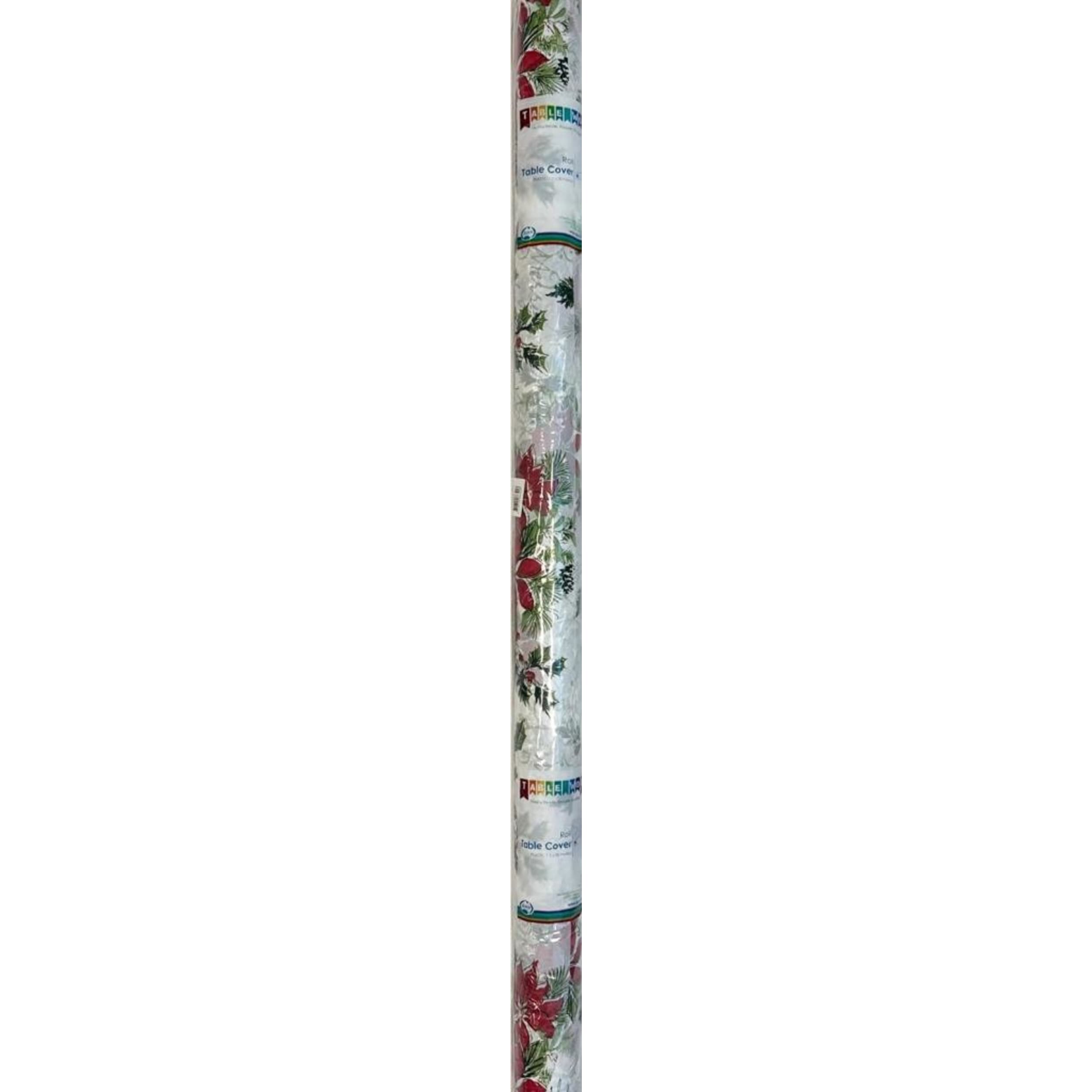 TableWow! Christmas Printed Tablecover Plastic 30m 1 Roll