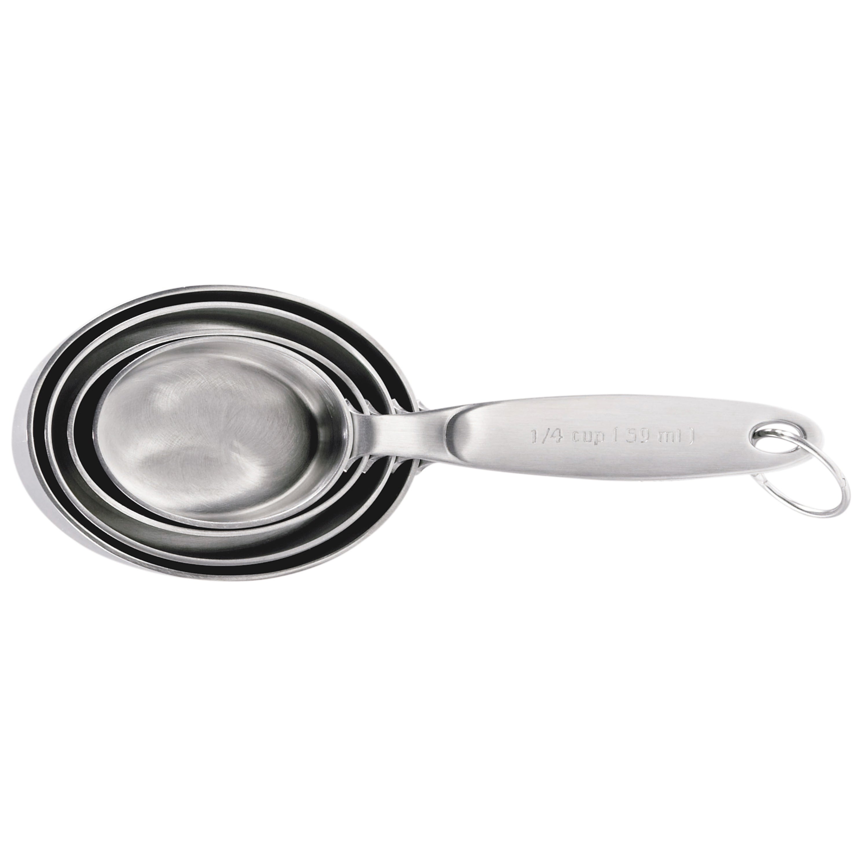 Cuisipro Stainless Steel Measuring Cups 4 Piece Set