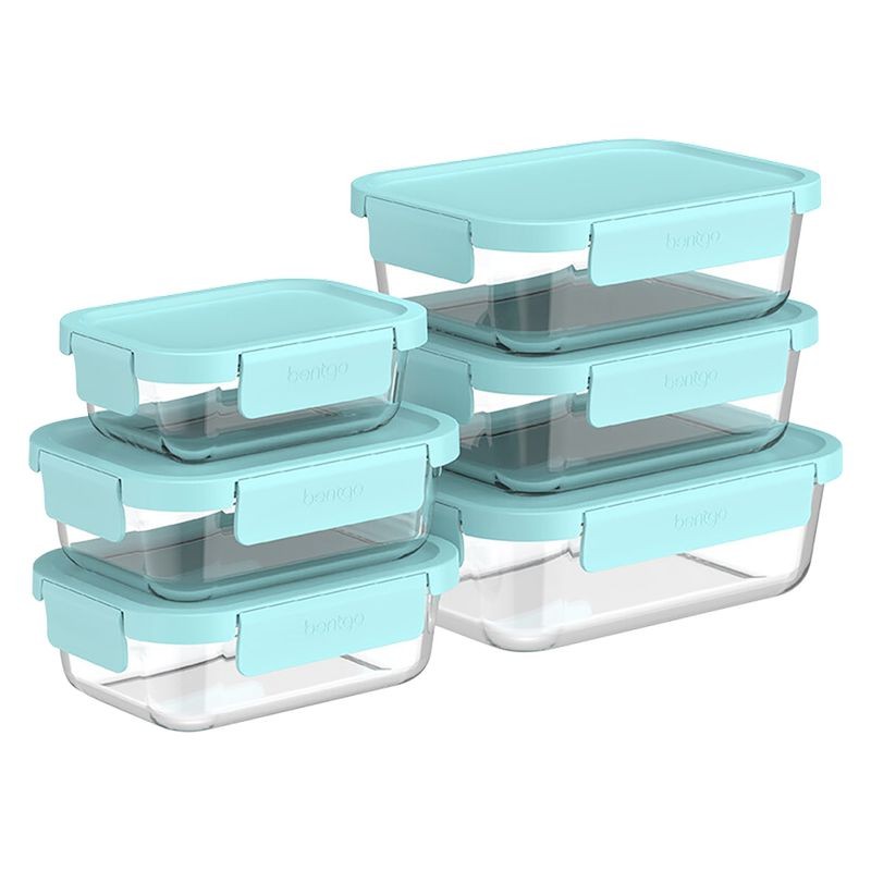 Bentgo Rectangle Glass Food Storage Set 12 Piece