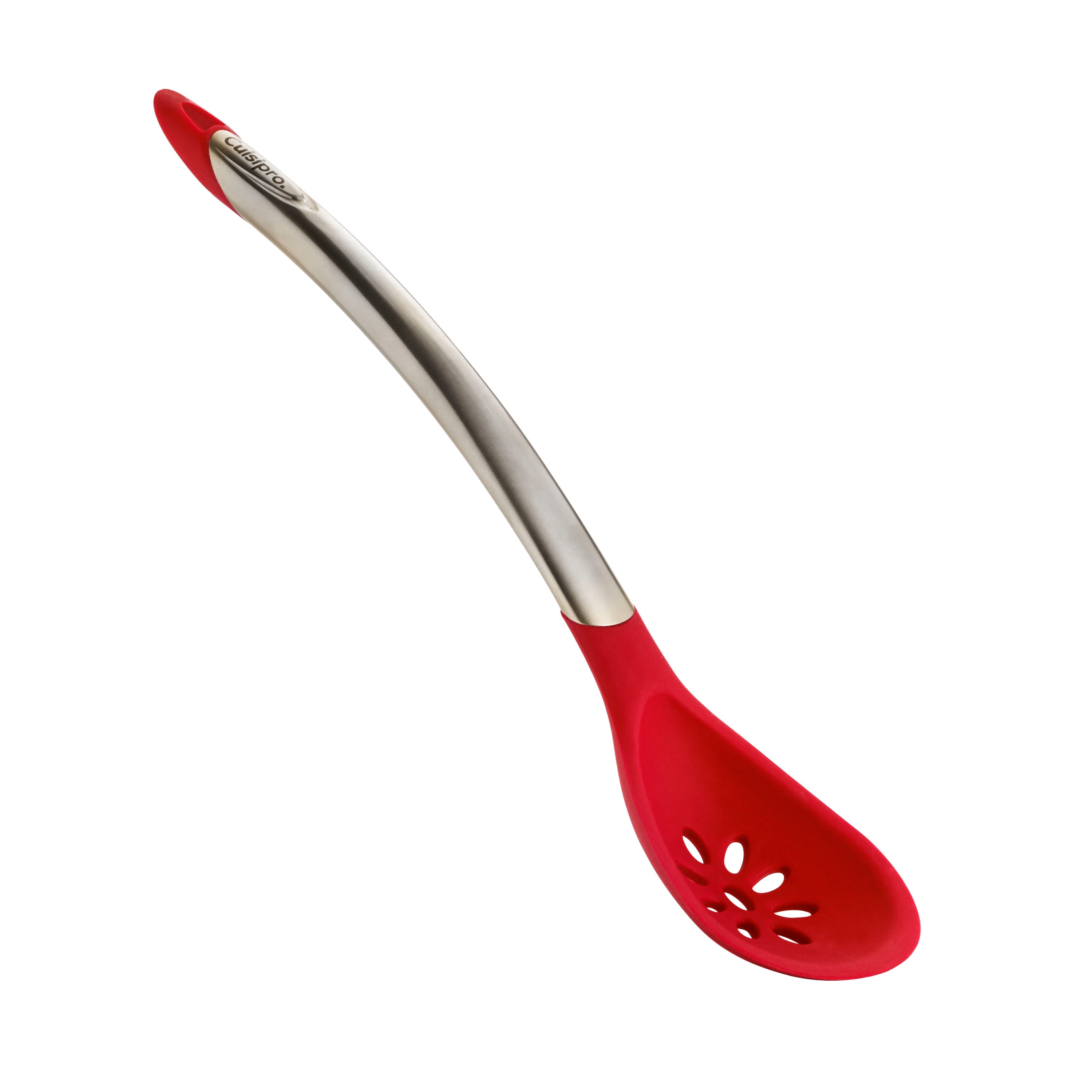 Cuisipro Silicone Slotted Spoon 30.5cm - Red