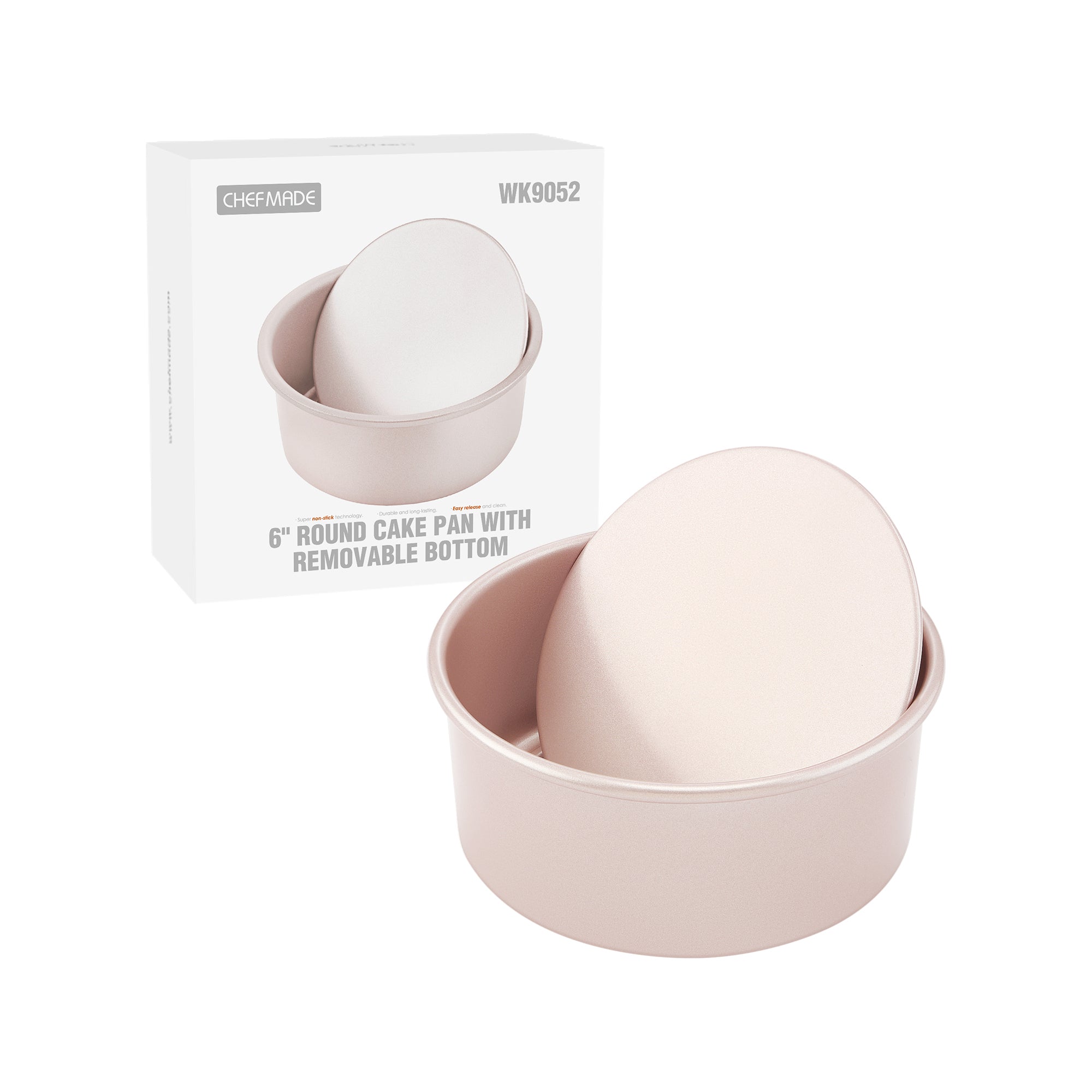CHEFMADE Round Cake Pan with Loose Base 17cm (WK9052)