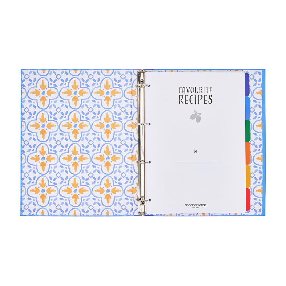 Annabel Trends Recipe Binder Taste of Sicily