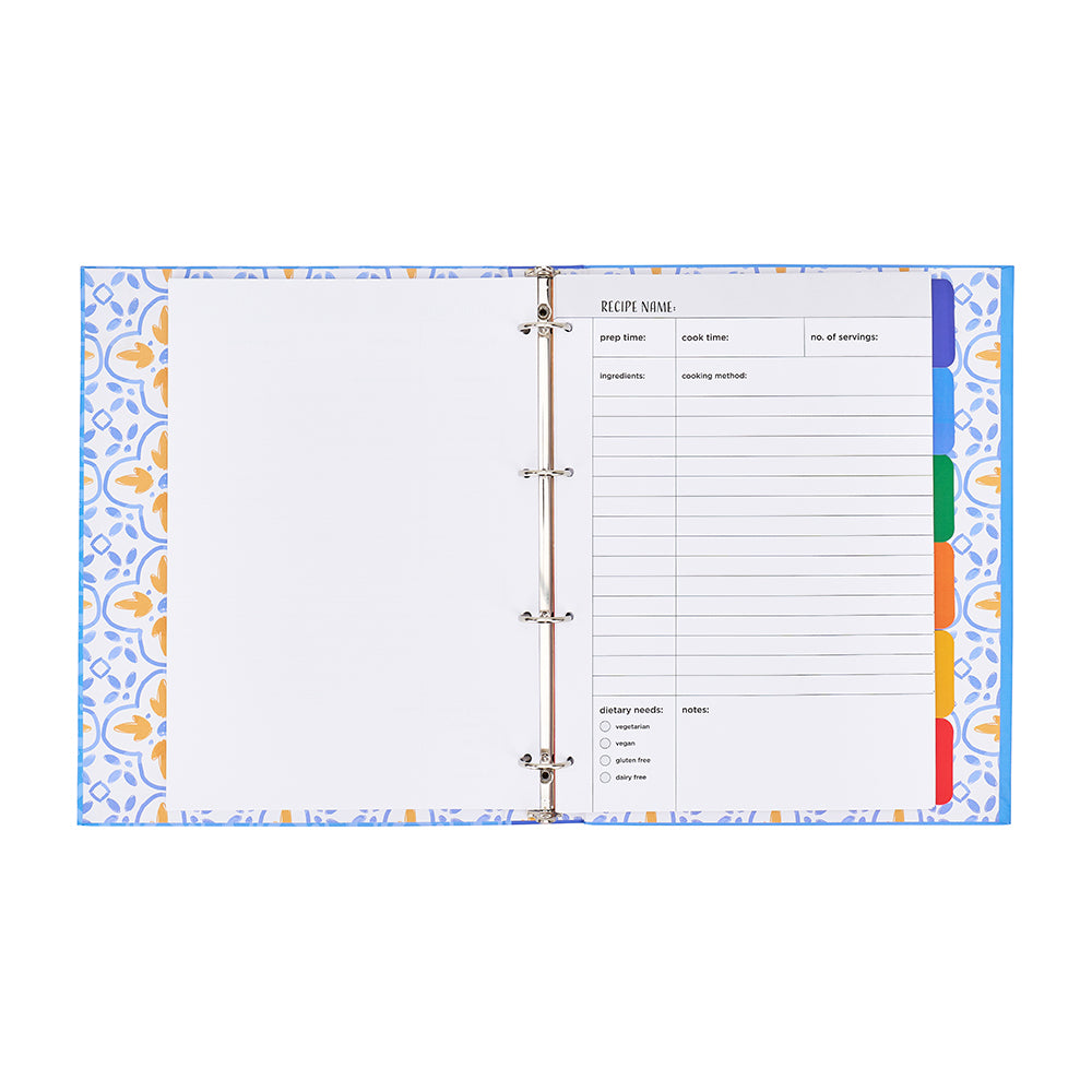 Annabel Trends Recipe Binder Taste of Sicily